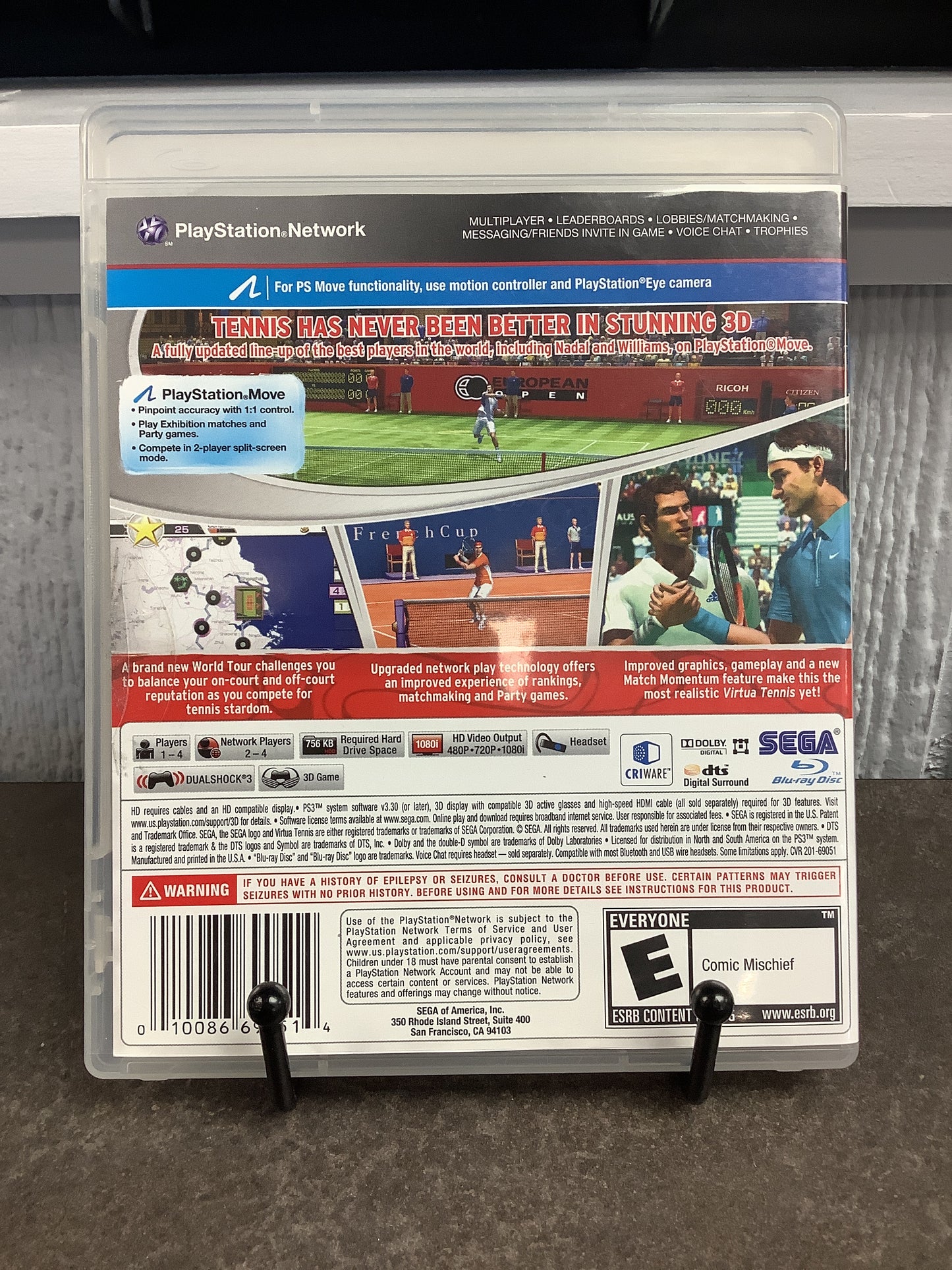 Virtua Tennis 4 - Playstation 3