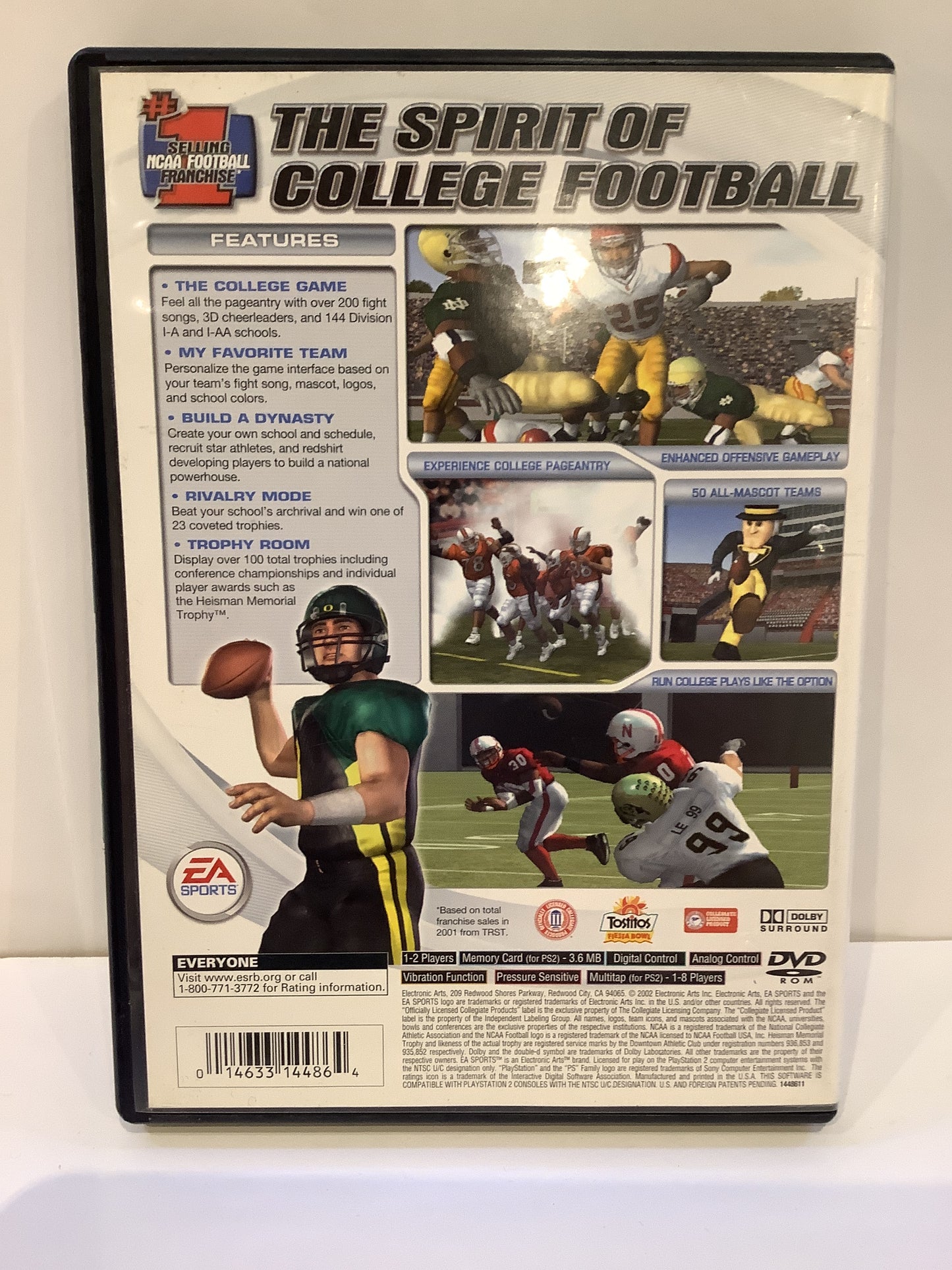 NCAA Football 2003 - Playstation 2