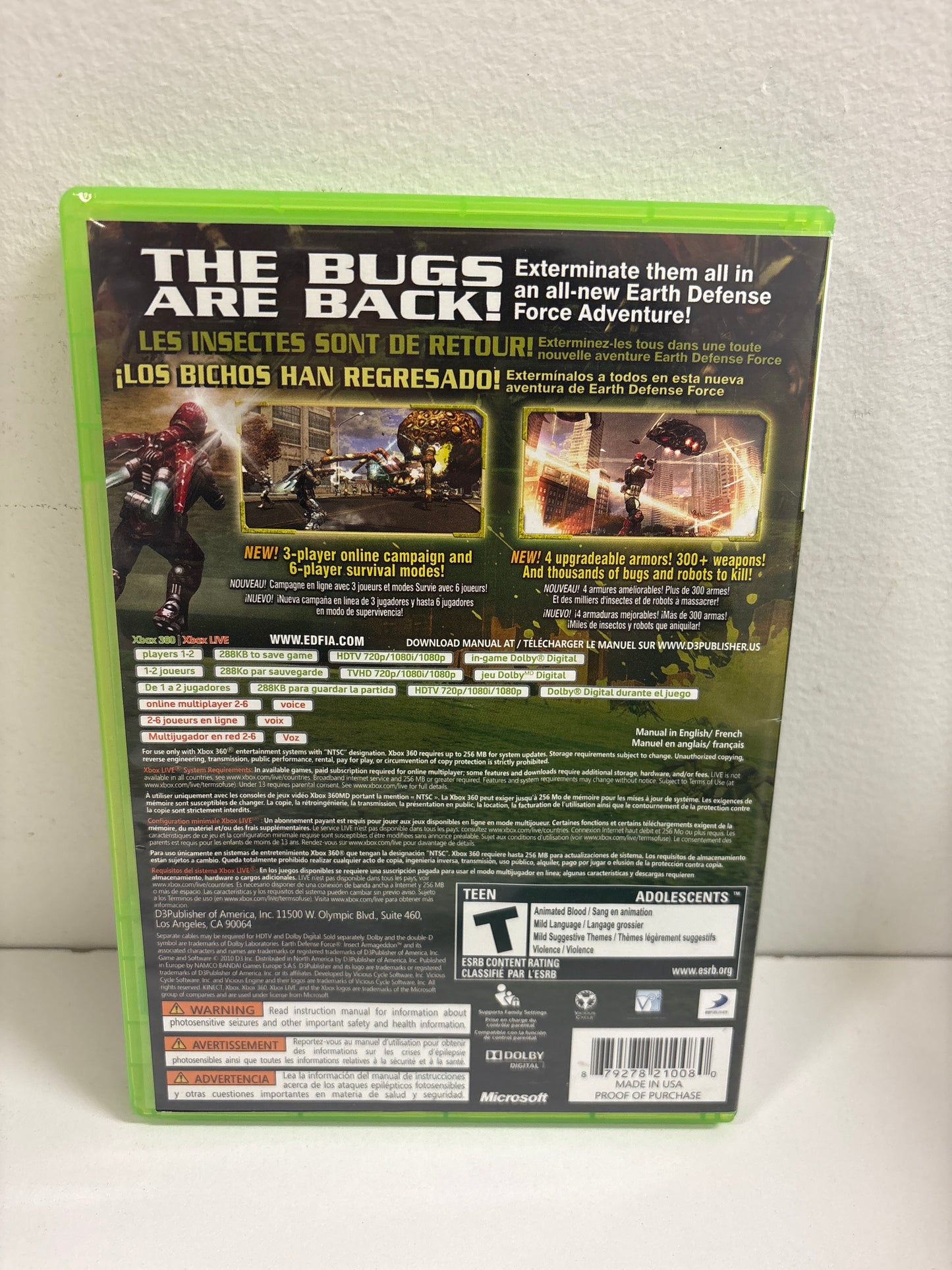 The Earth Defense Force: Insect Armageddon - Xbox 360