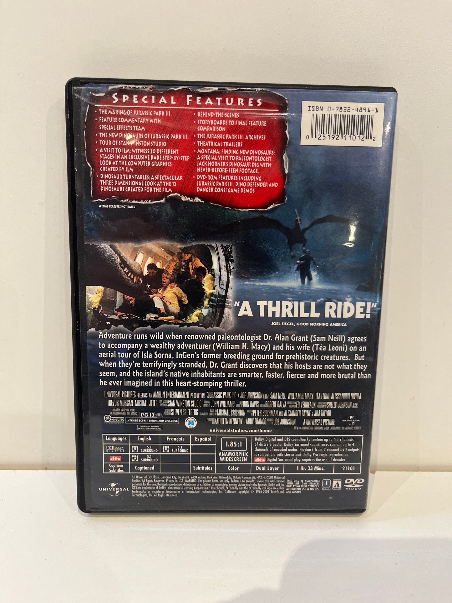 Jurassic Park III - DVD