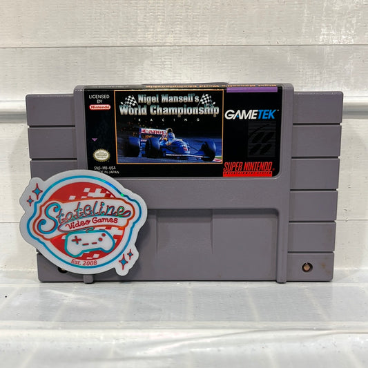 Nigel Mansell's World Championship Racing - Super Nintendo