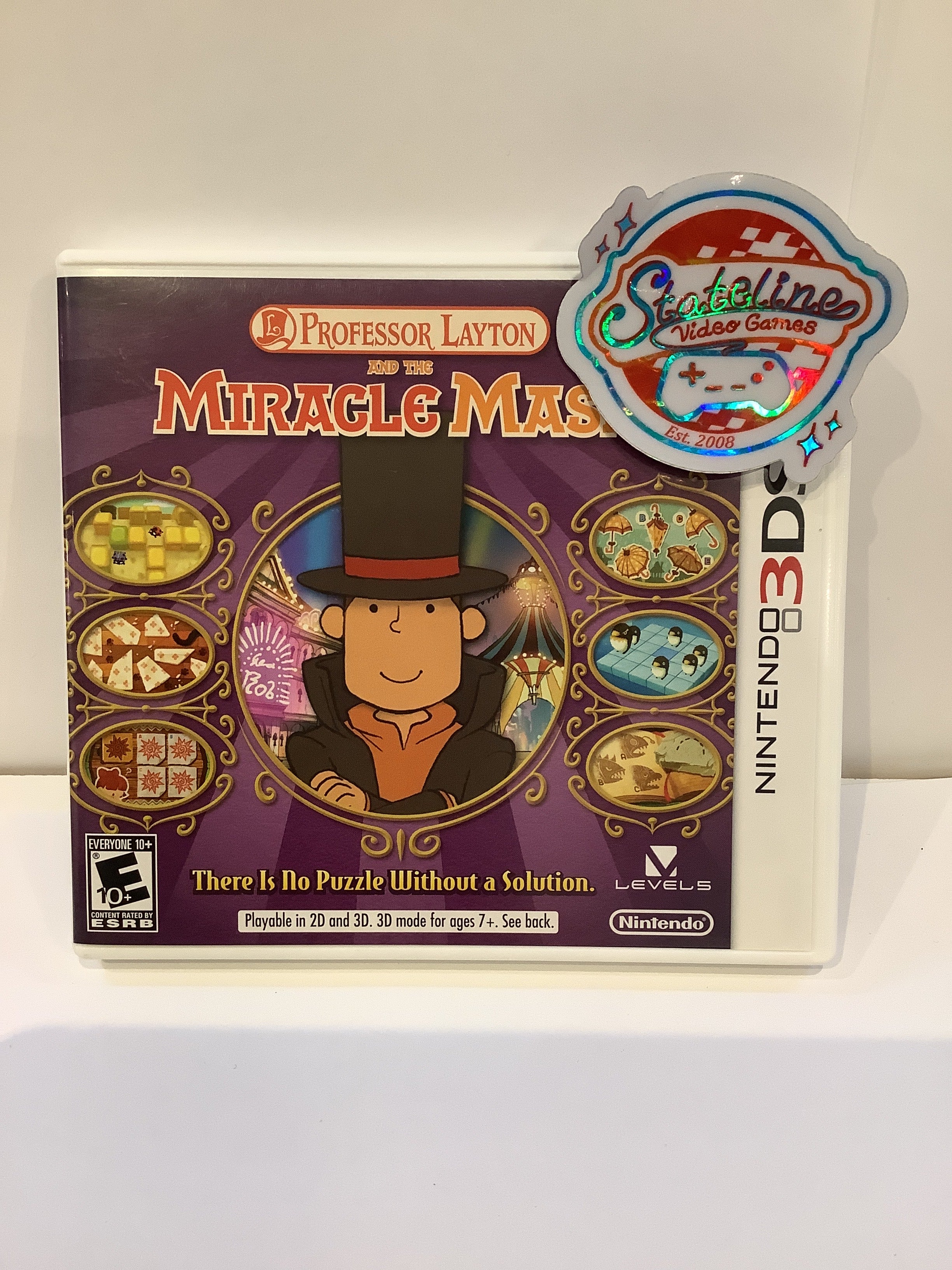 Professor Layton and The Miracle 2024 Mask for Nintendo 3DS