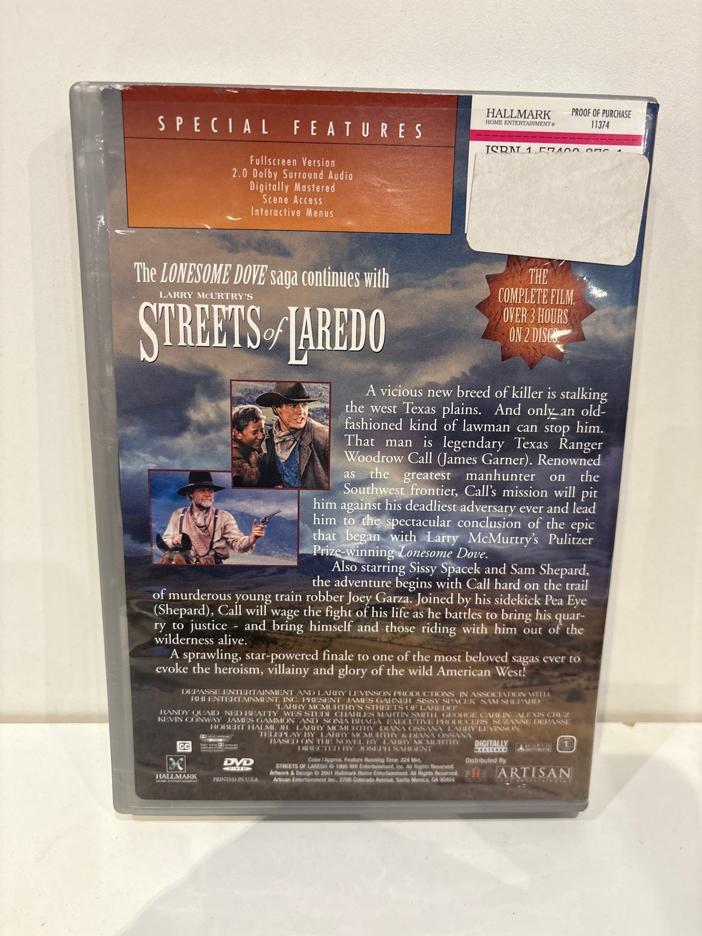 Streets of Laredo - DVD