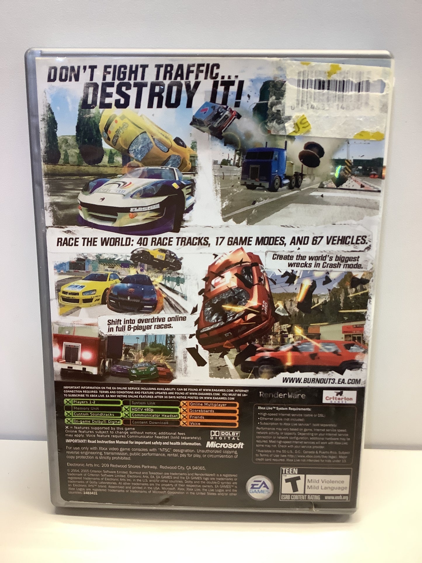Burnout 3 Takedown [Platinum Hits] - Xbox