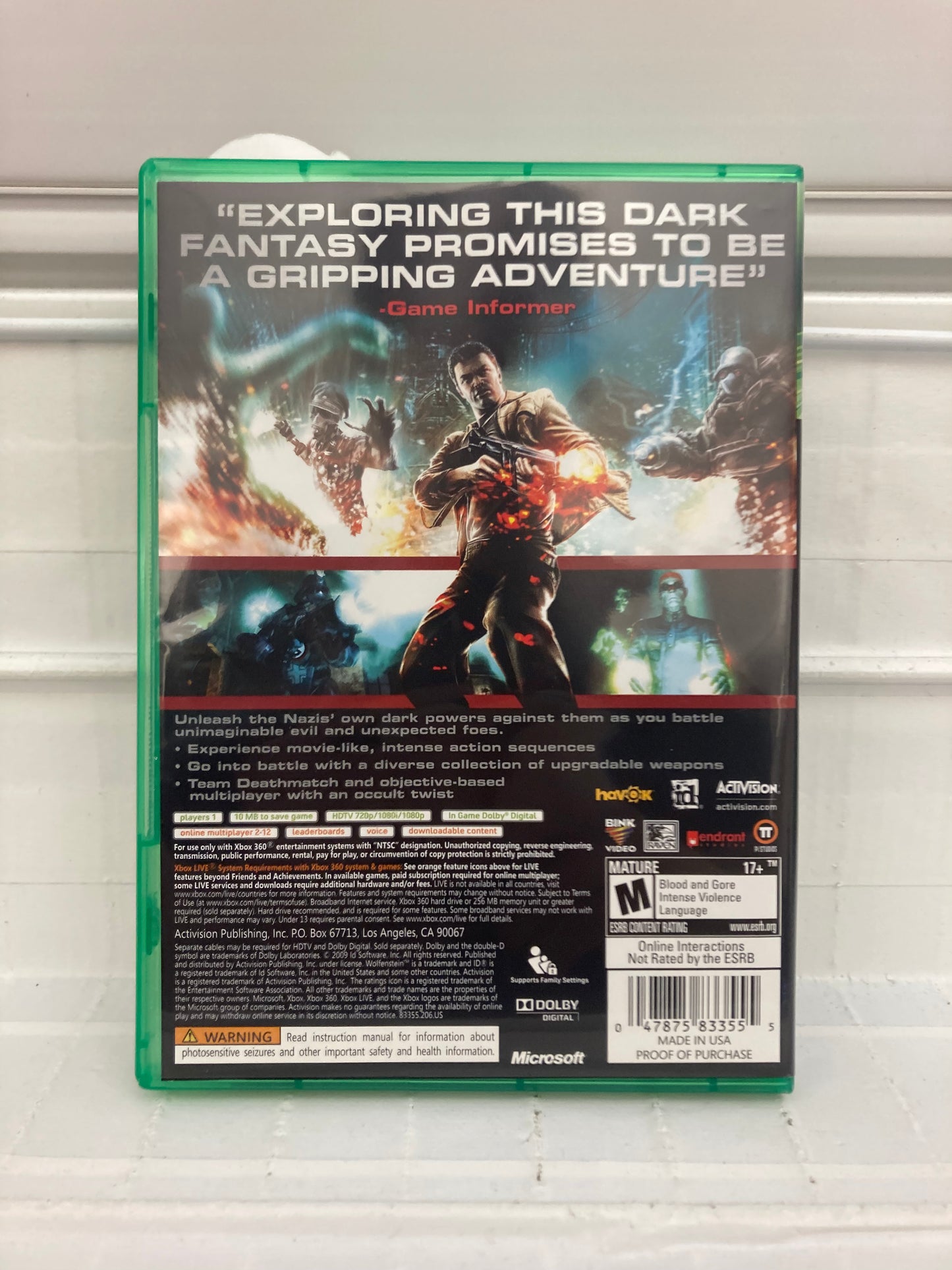 Wolfenstein - Xbox 360