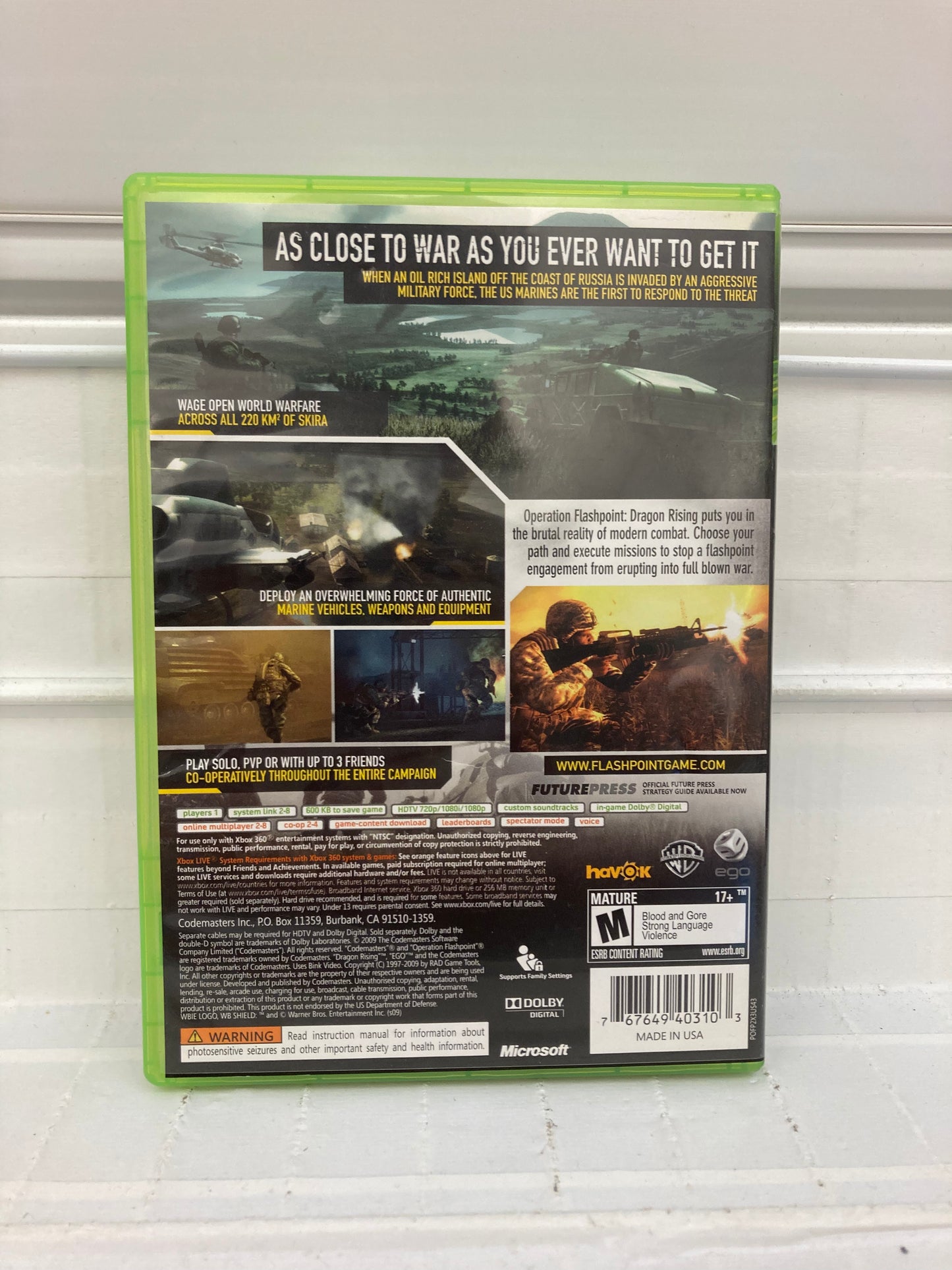 Operation Flashpoint: Dragon Rising - Xbox 360