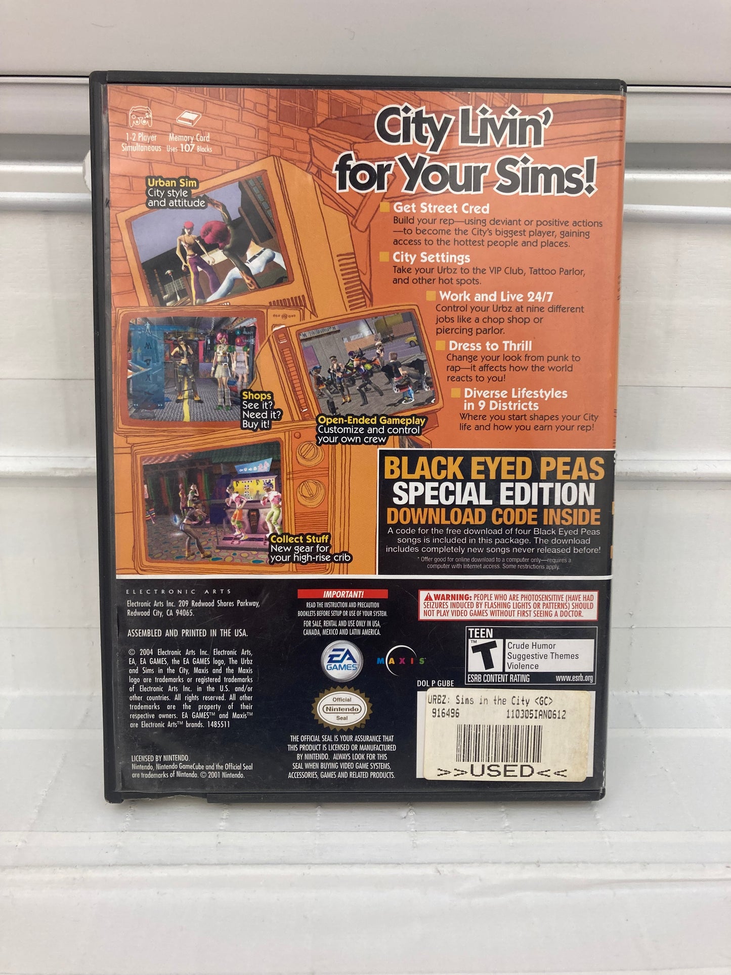 The Urbz Sims in the City - Gamecube