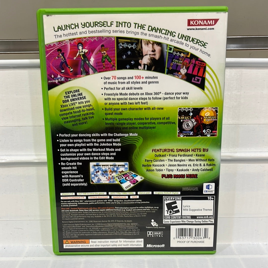 Dance Dance Revolution Universe 2 - Xbox 360