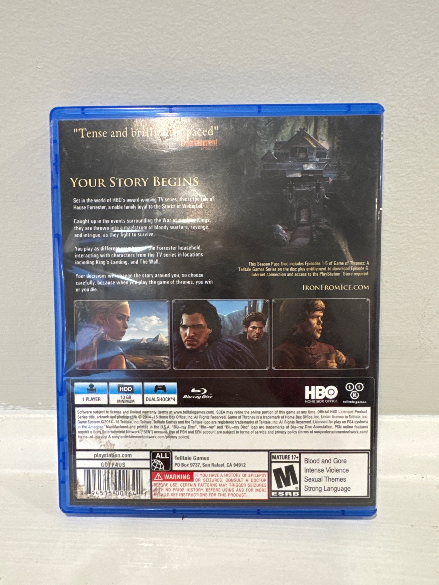 Game of Thrones A Telltale Games Series - Playstation 4