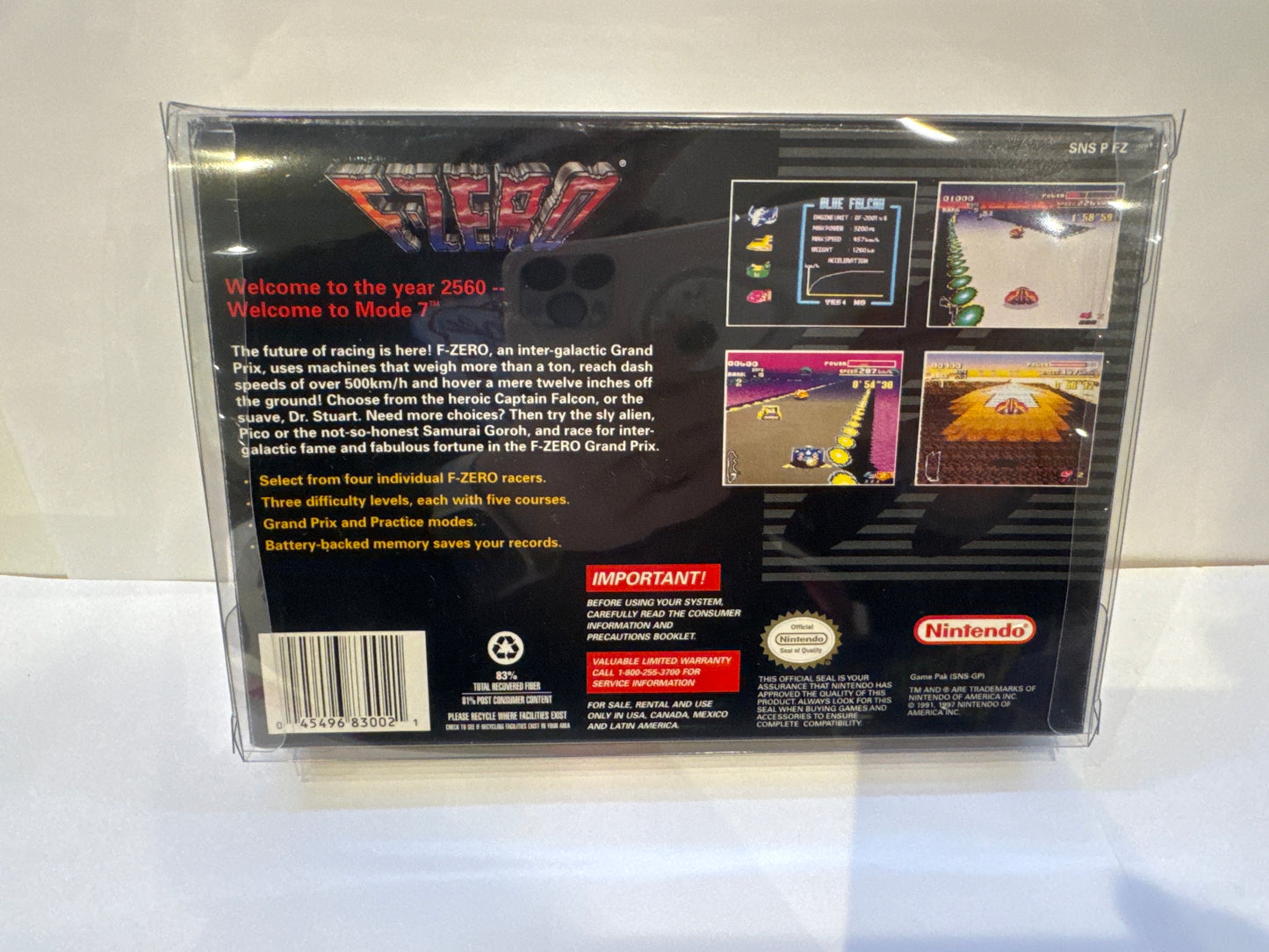 F-Zero [Player's Choice] - Super Nintendo