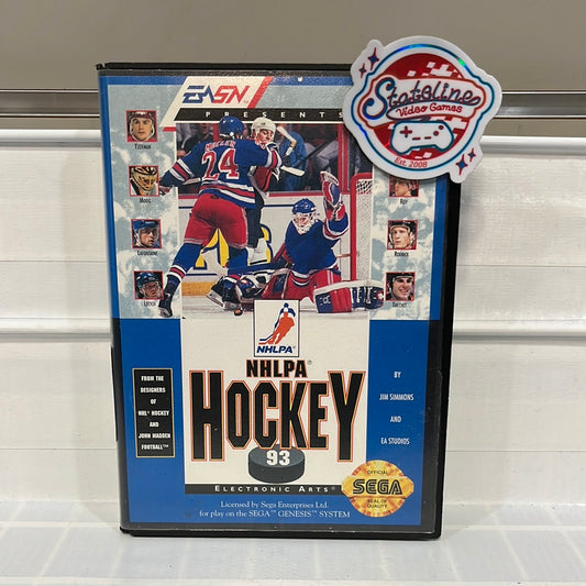 NHLPA Hockey '93 - Sega Genesis