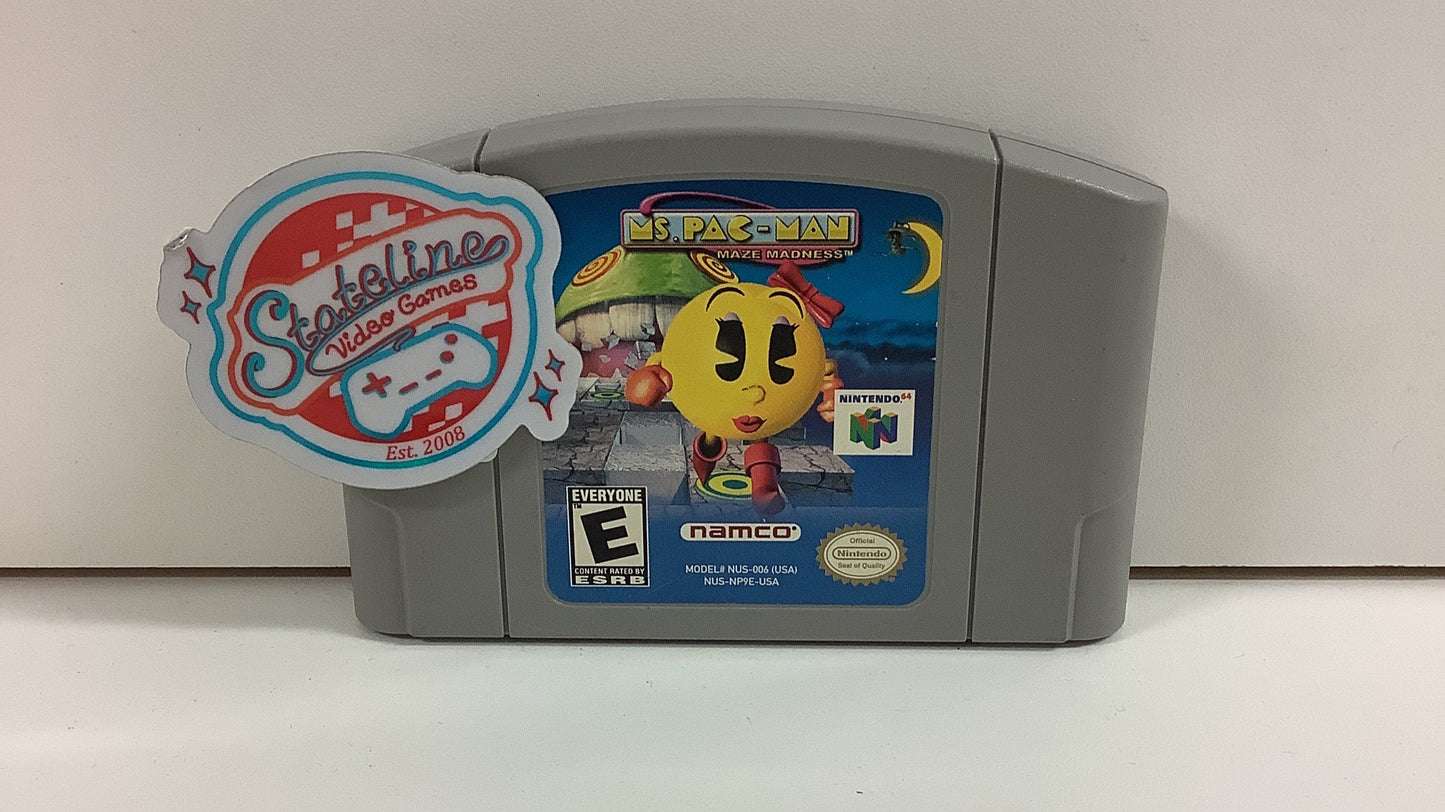 Ms. Pac-Man Maze Madness - Nintendo 64