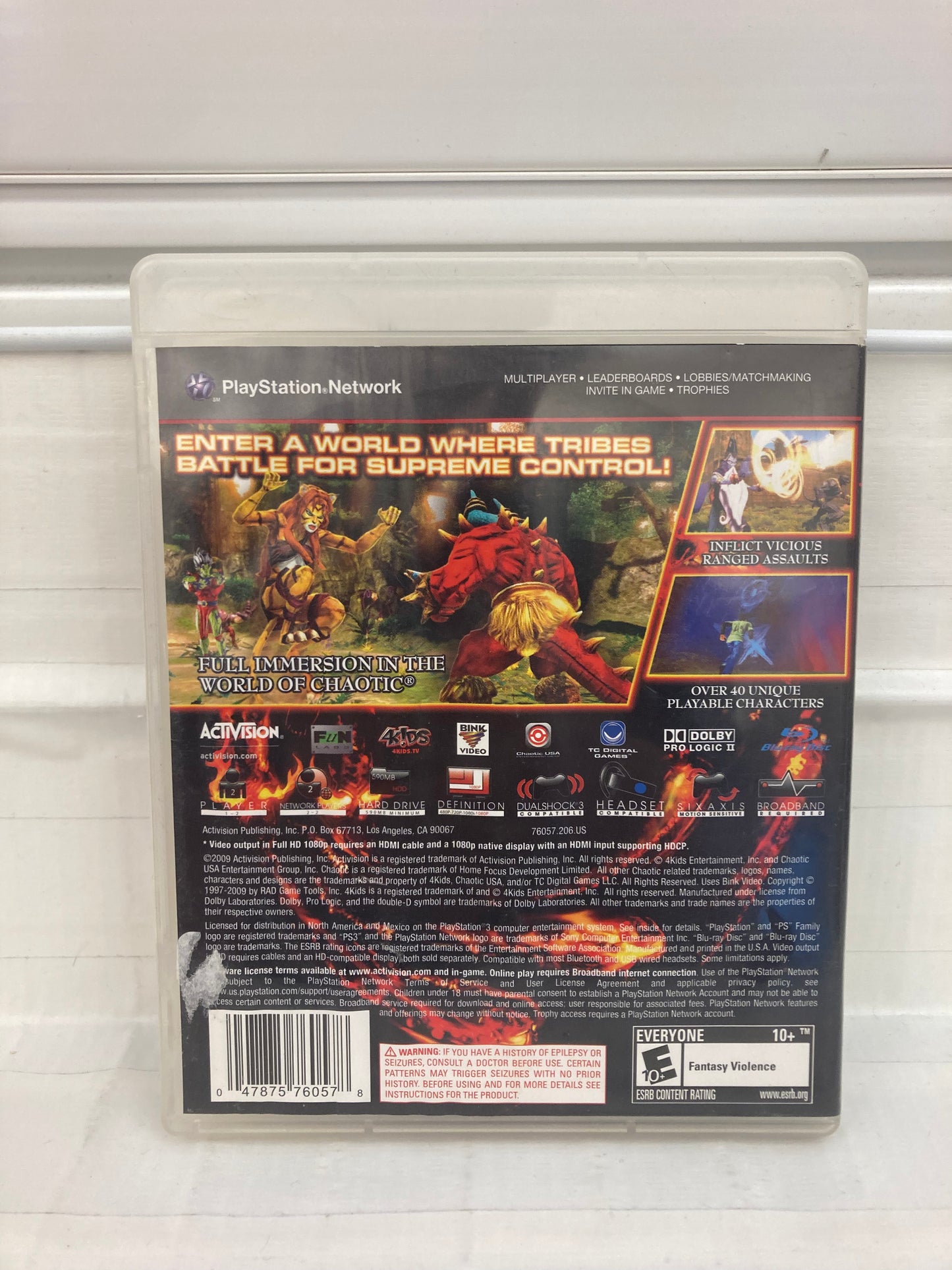Chaotic: Shadow Warriors - Playstation 3