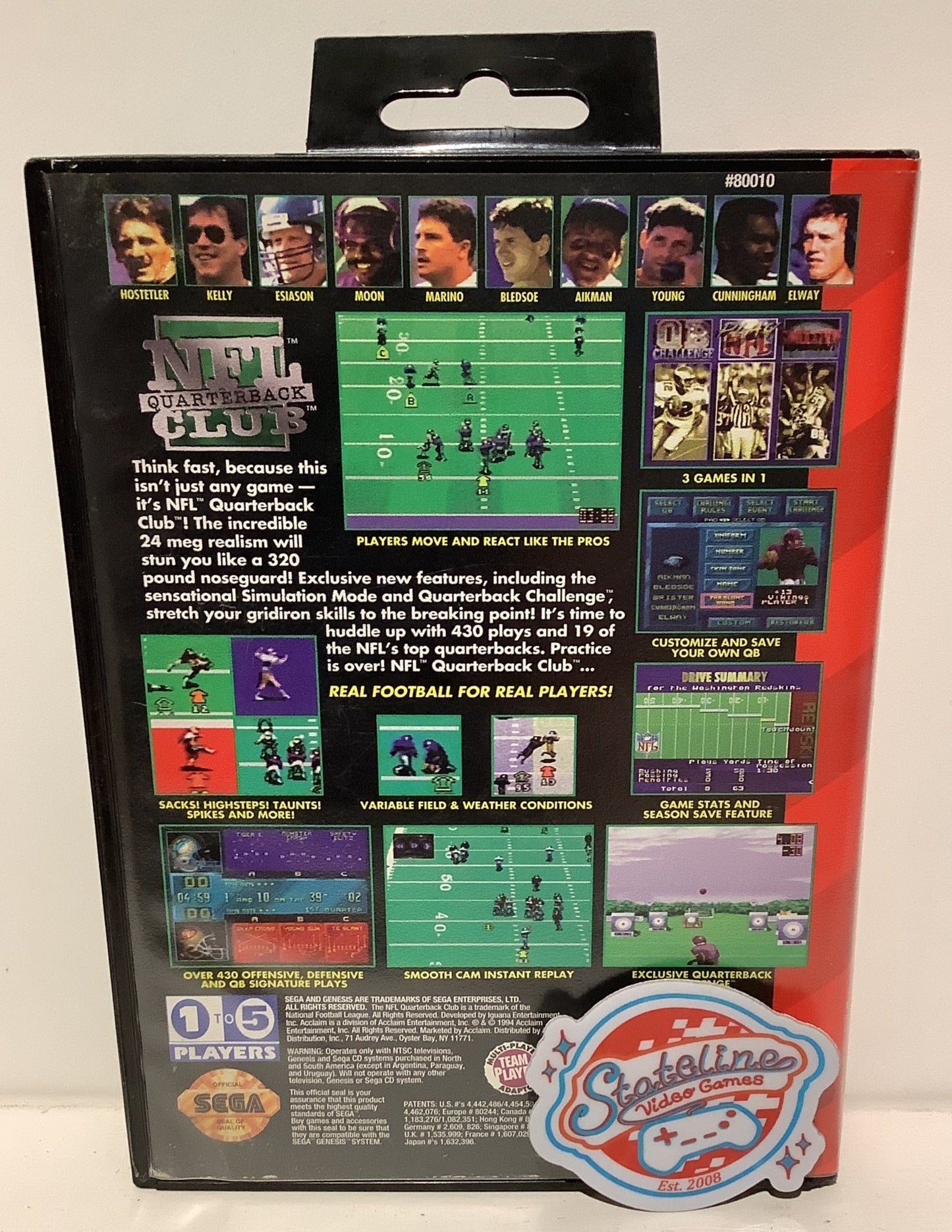 NFL Quarterback Club - Sega Genesis