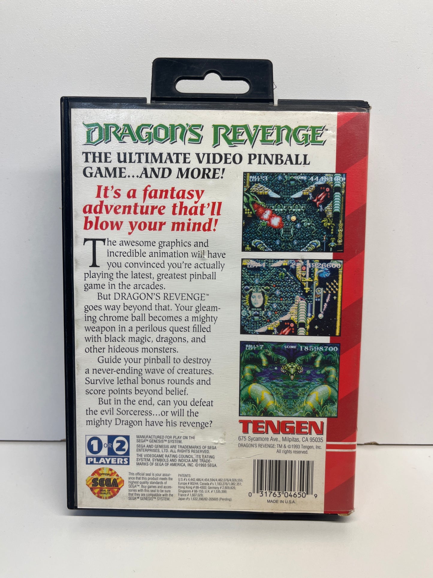 Dragon's Revenge - Sega Genesis