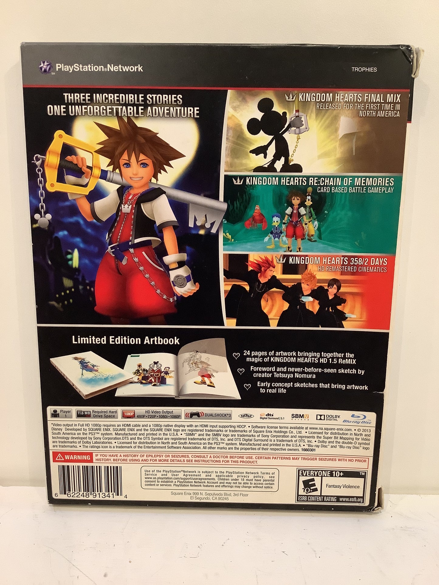 Kingdom Hearts HD 1.5 Remix [Limited Edition] - Playstation 3