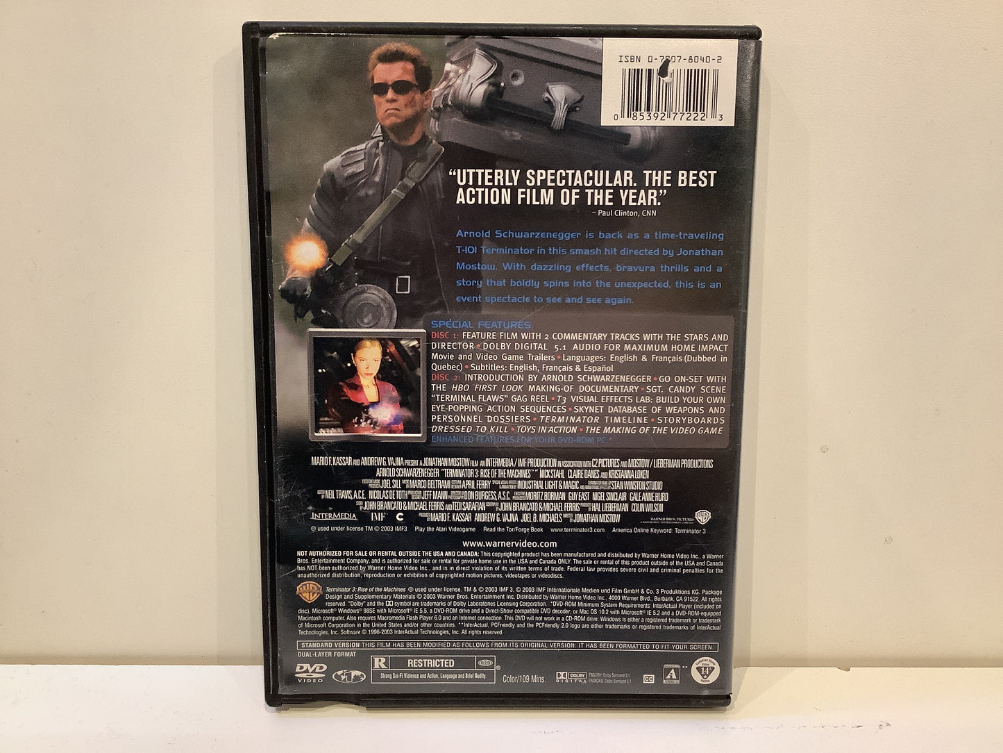 Terminator 3: Rise of the Machines - DVD