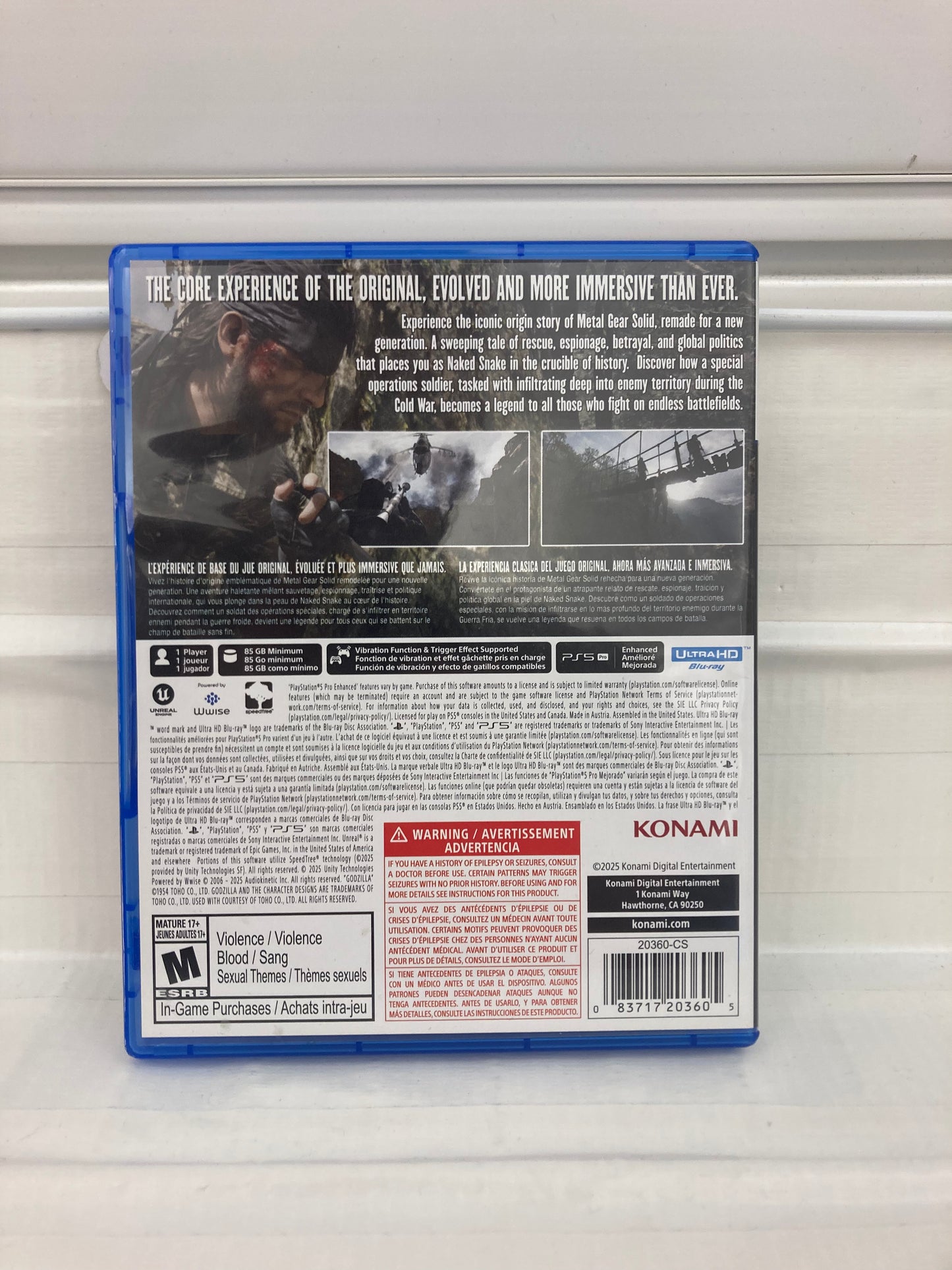 Metal Gear Solid: Snake Eater [Tactical Edition] - PlayStation 5