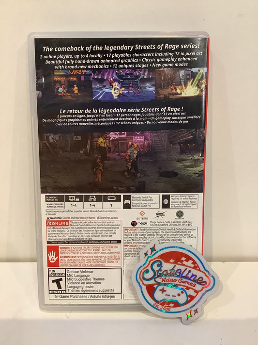 Streets of Rage 4 - Nintendo Switch