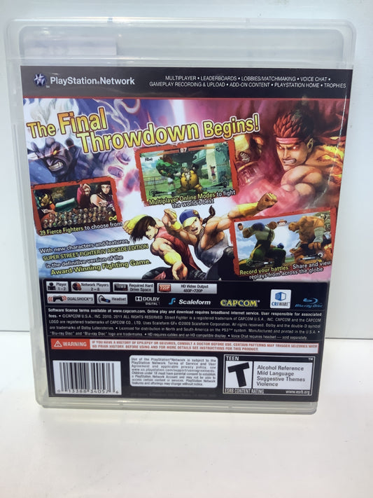Super Street Fighter IV: Arcade Edition - Playstation 3
