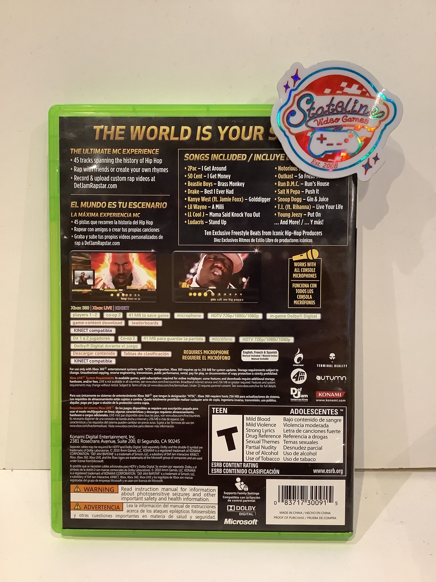 Def Jam Rapstar - Xbox 360