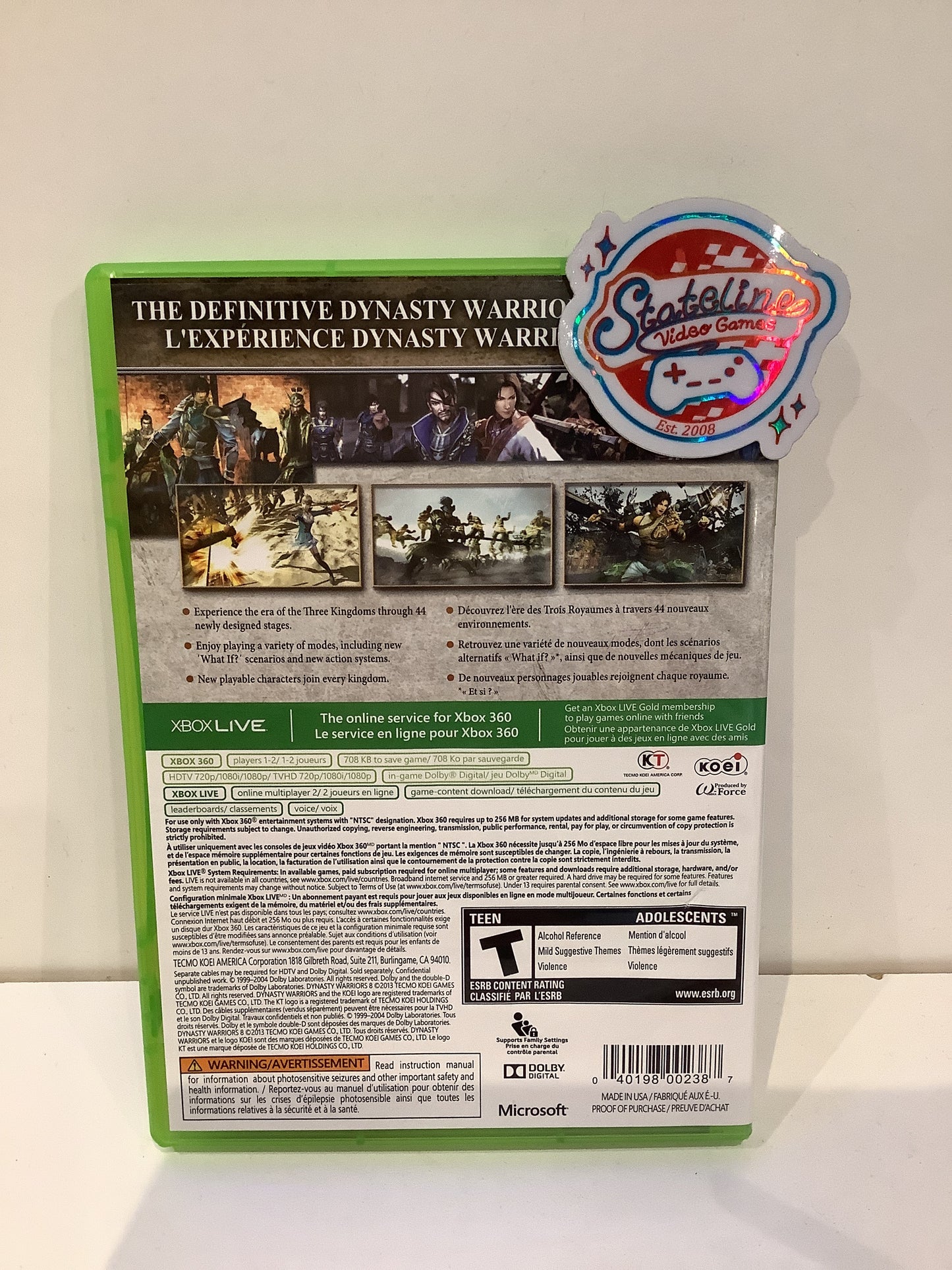 Dynasty Warriors 8 - Xbox 360