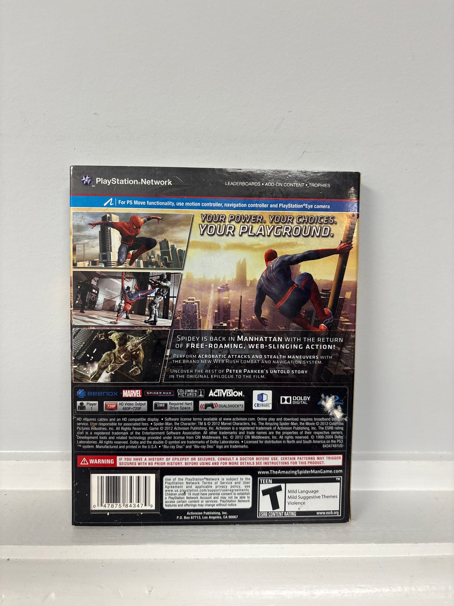 Amazing Spiderman - Playstation 3