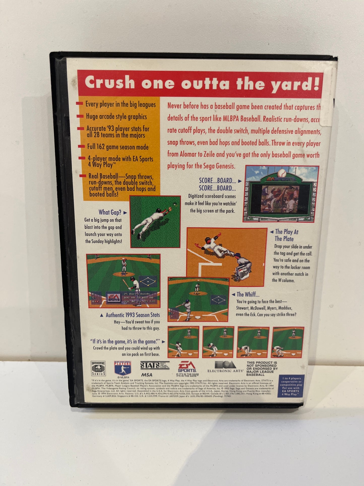 MLBPA Baseball - Sega Genesis
