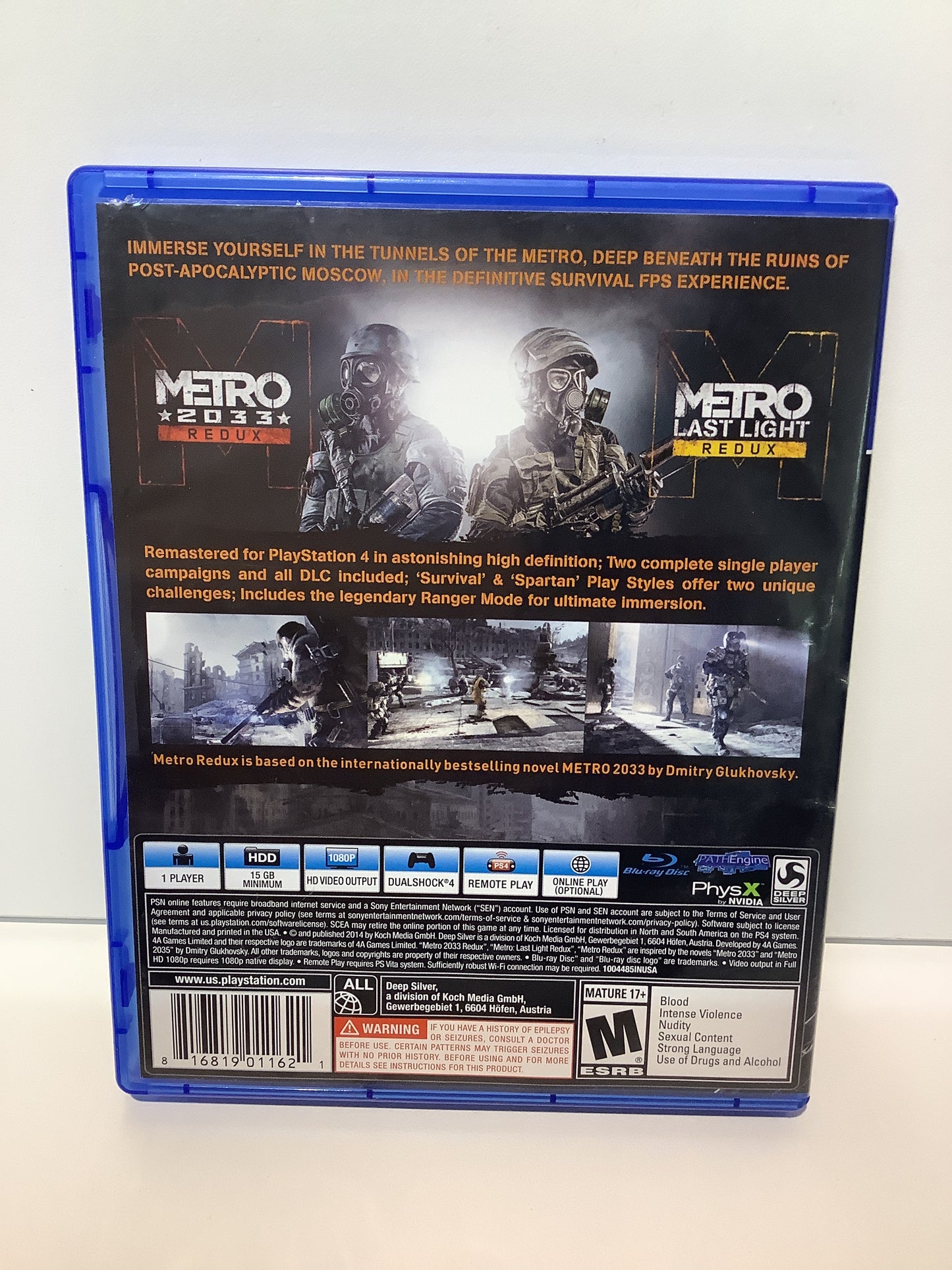 Metro Redux - Playstation 4