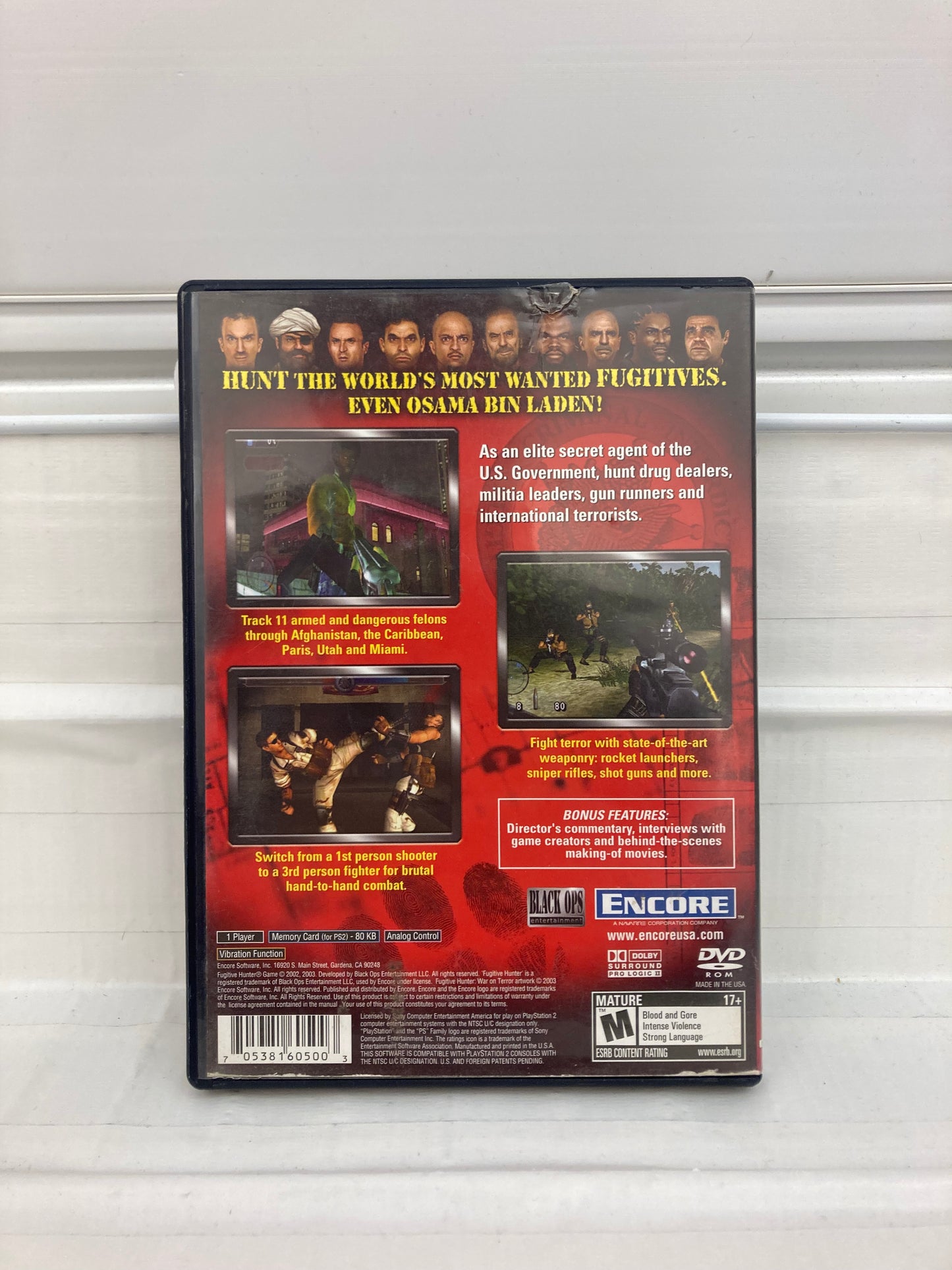 Fugitive Hunter - Playstation 2