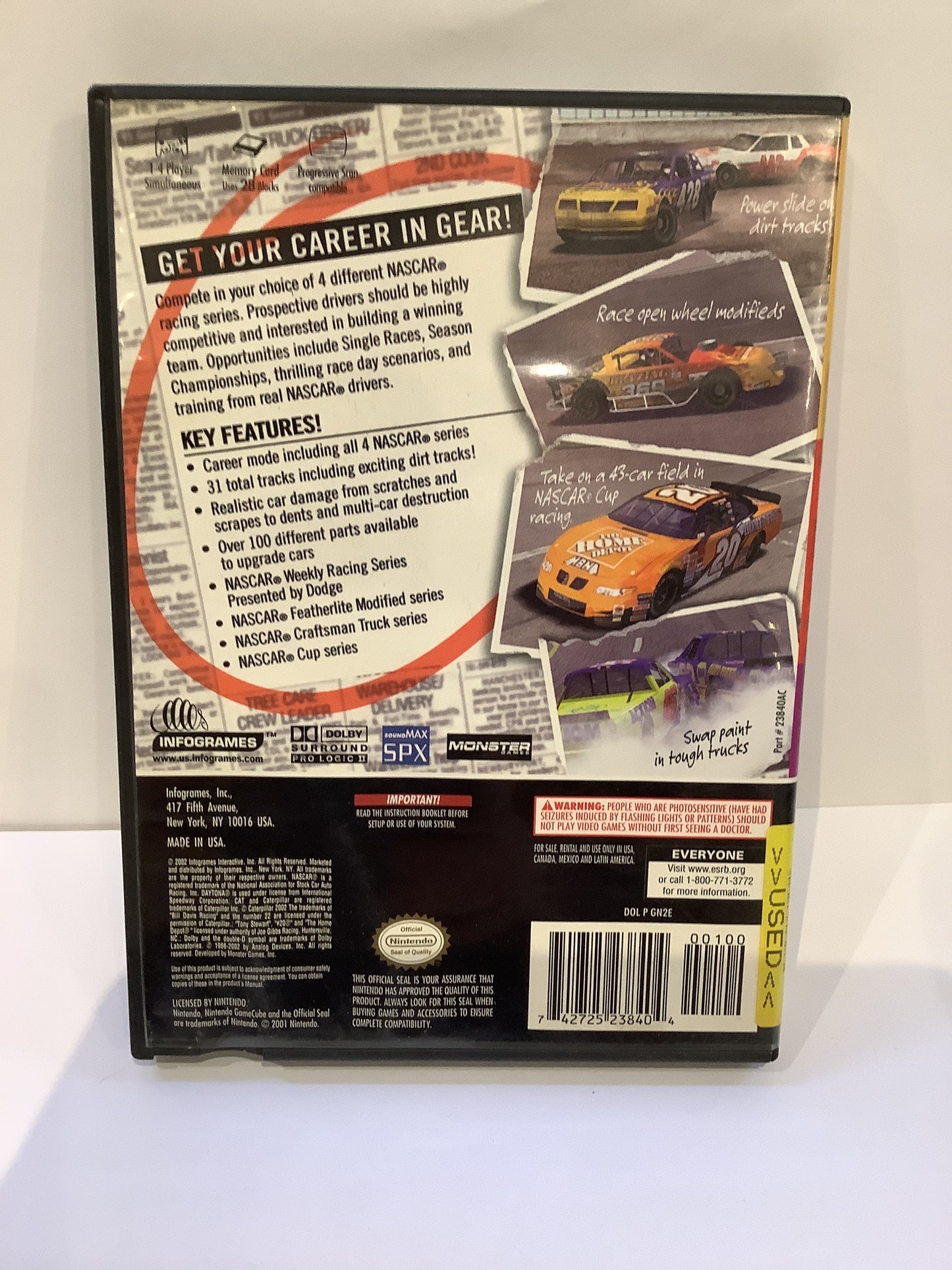 NASCAR Dirt to Daytona - Gamecube