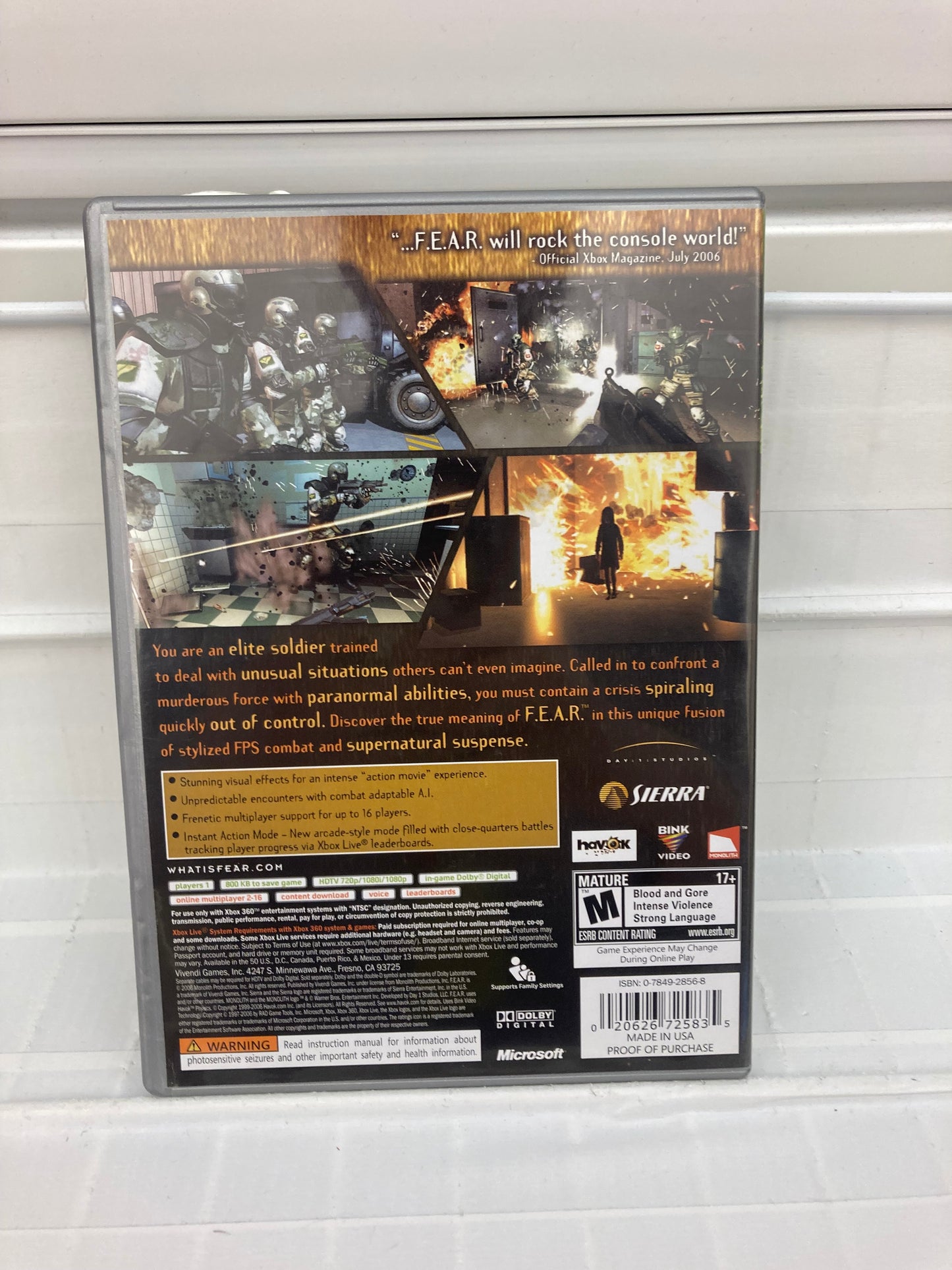 F.E.A.R. [Platinum Hits] - Xbox 360