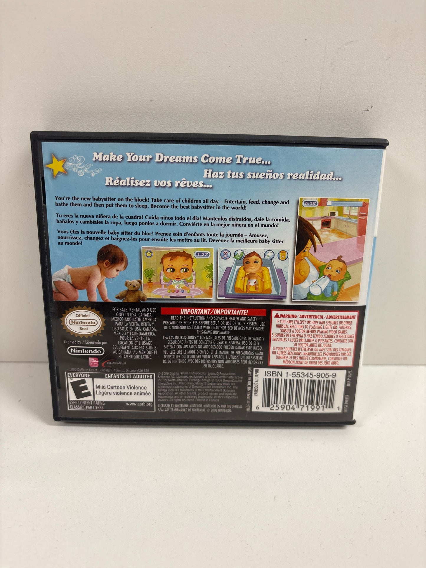 Dreamer Series: Babysitter - Nintendo DS