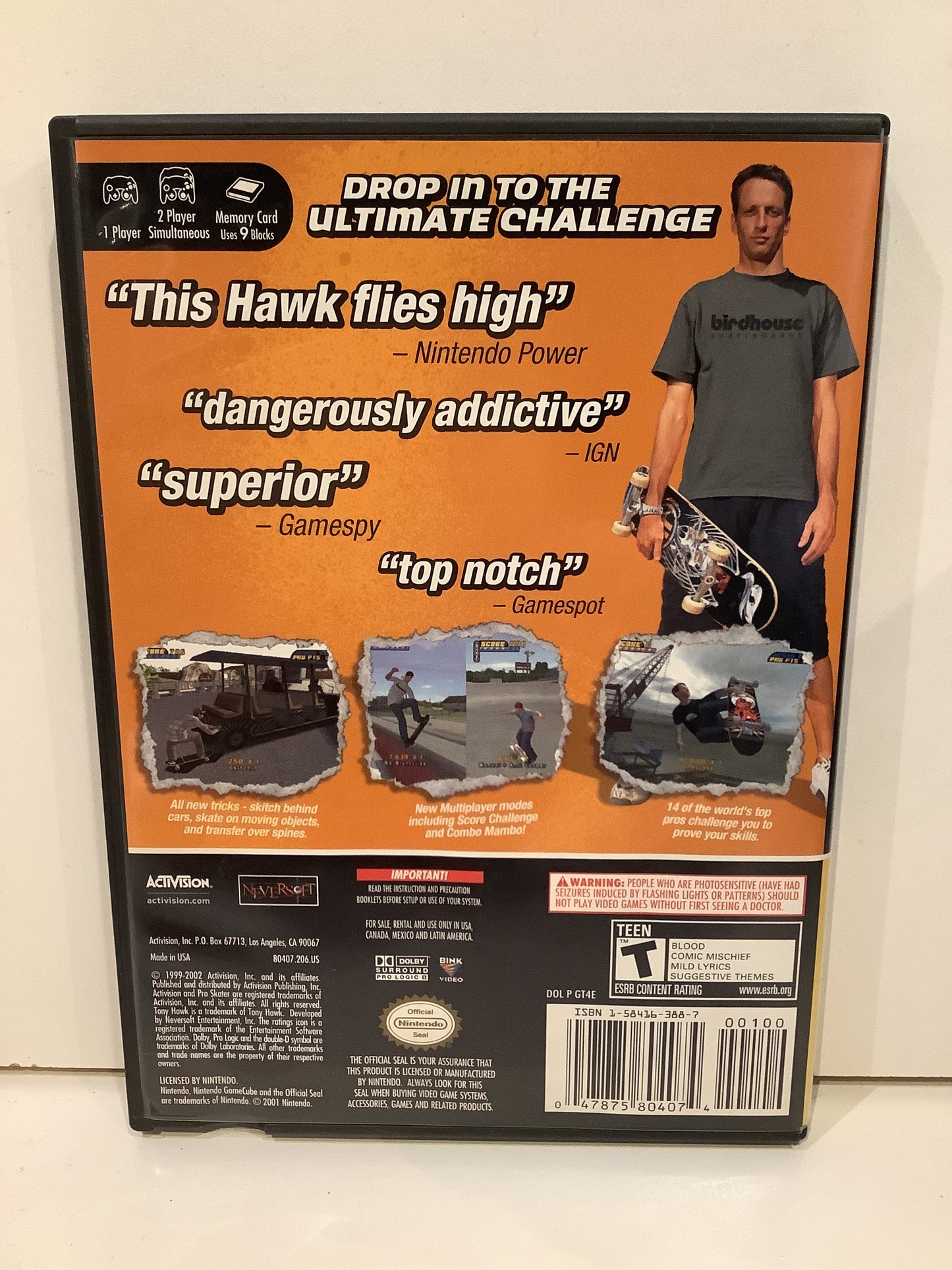 Tony Hawk 4 [Player's Choice] - Gamecube