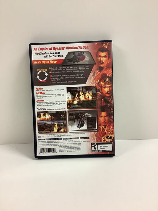 Dynasty Warriors 4 Empires - Playstation 2