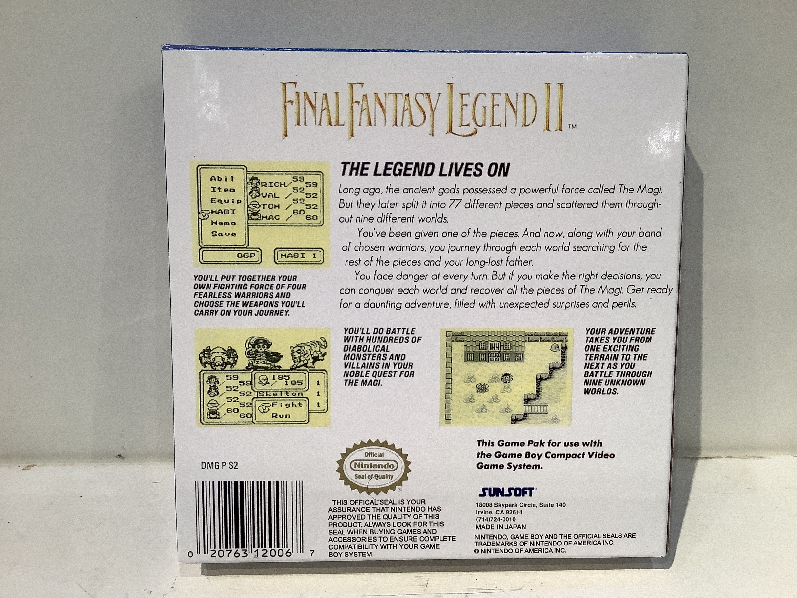 Nintendo’s Gameboy Final 2024 Fantasy Legend 2