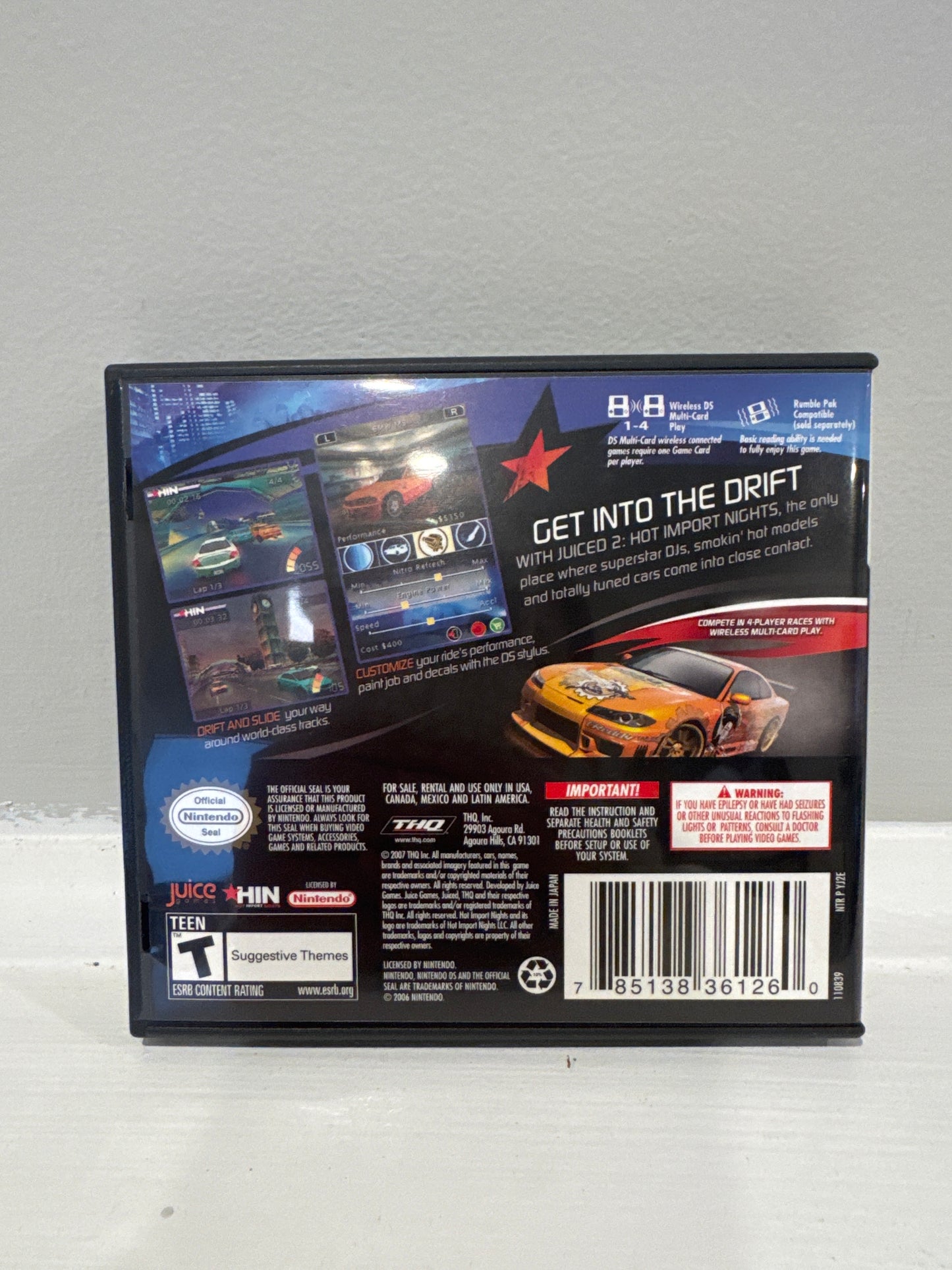 Juiced 2 Hot Import Nights - Nintendo DS