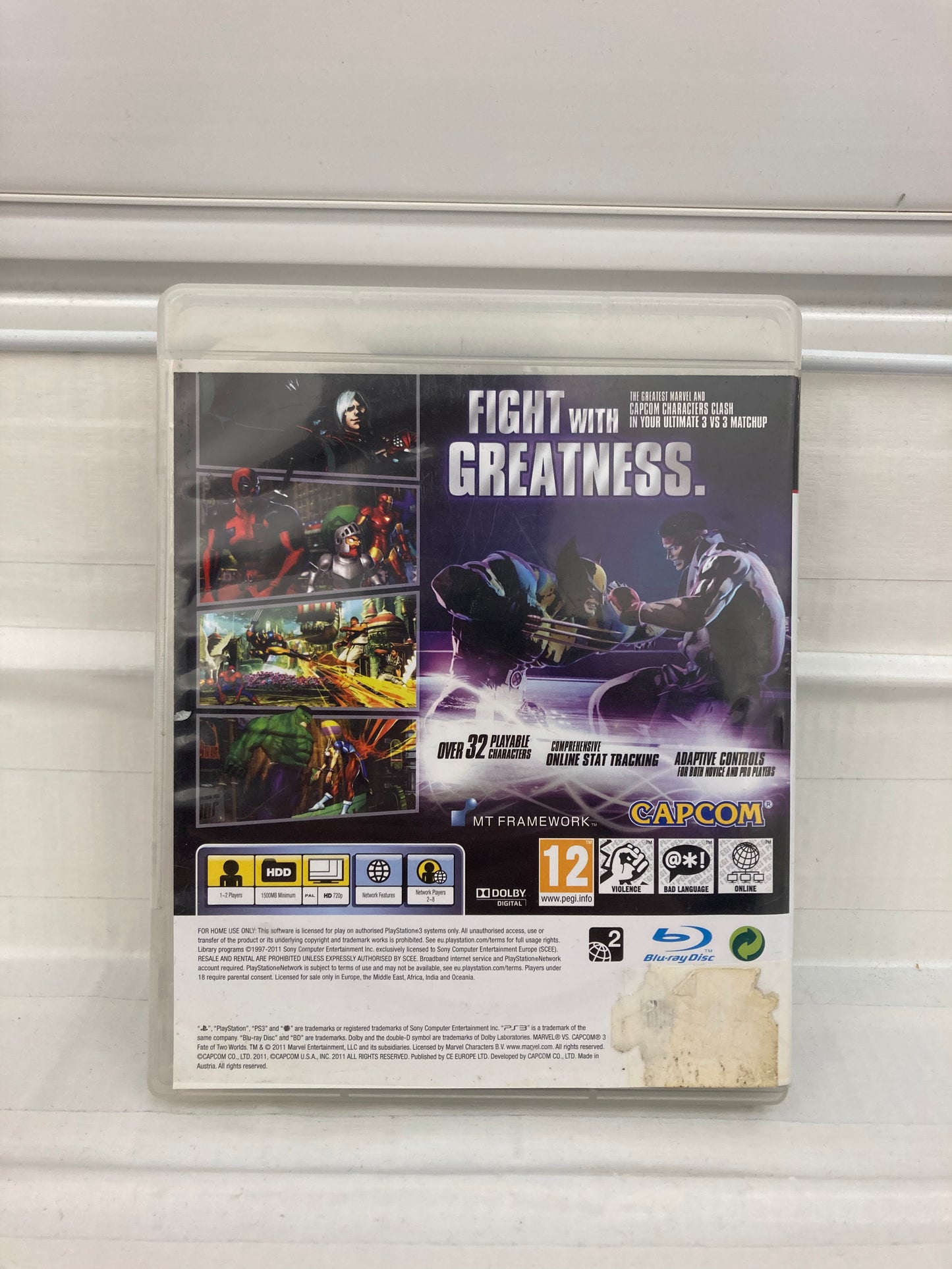 Marvel Vs. Capcom 3: Fate of Two Worlds [PEGI] - Playstation 3