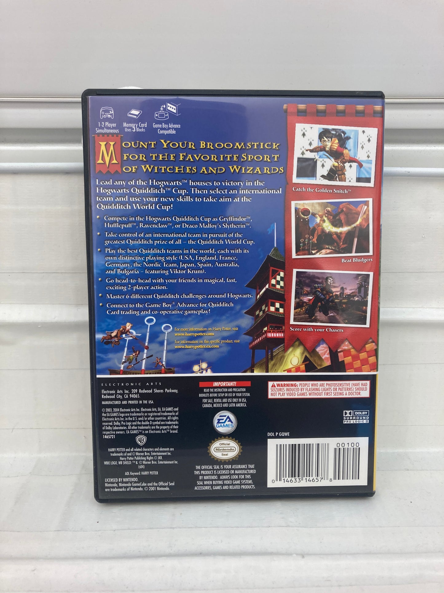 Harry Potter Quidditch World Cup [Player's Choice] - Gamecube