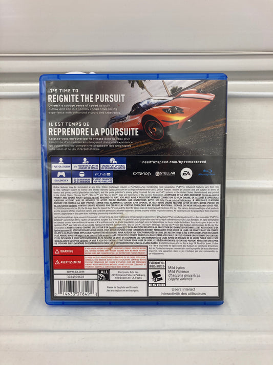 Need for Speed: Hot Pursuit Remastered - Playstation 4