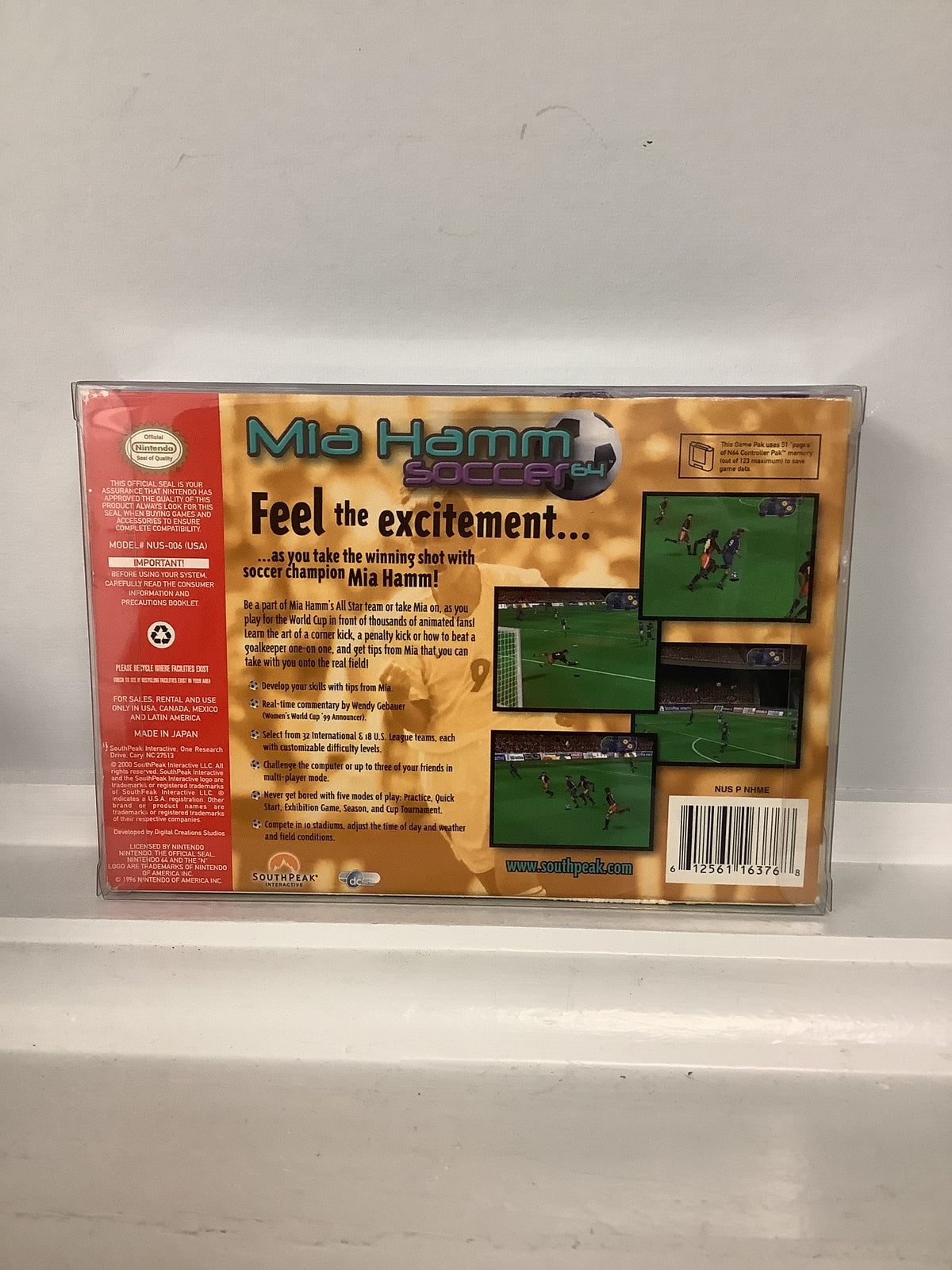 Mia Hamm Soccer 64 - Nintendo 64