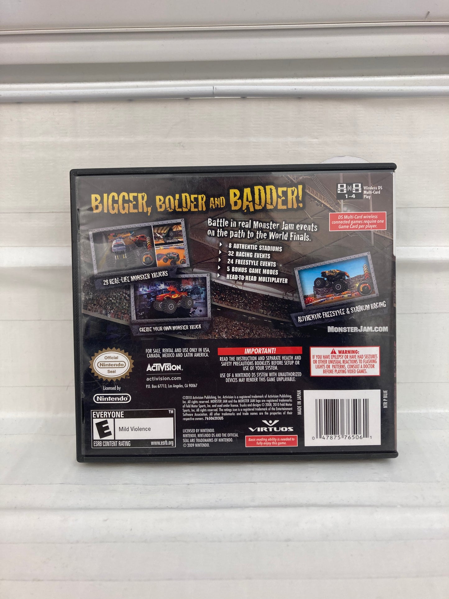 Monster Jam: Path of Destruction - Nintendo DS