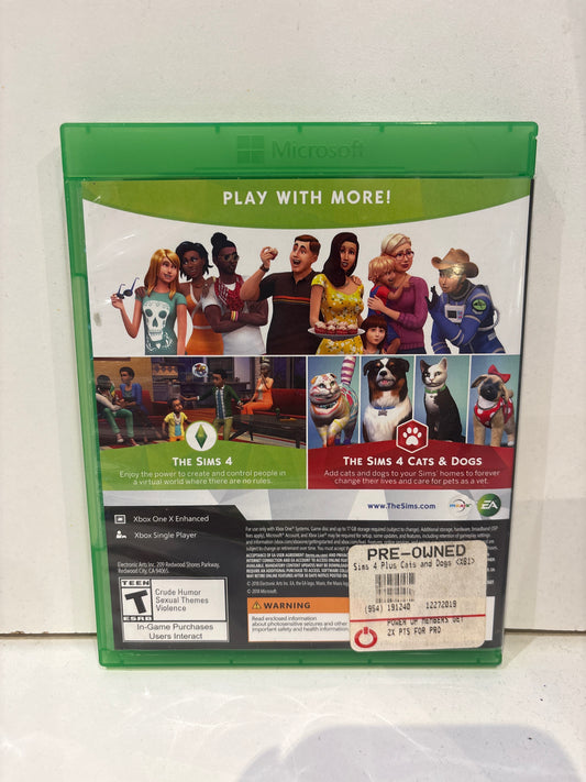 The Sims 4 Bundle: Cats and Dogs - Xbox One