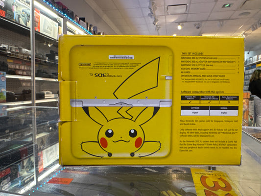 Nintendo 3DS XL Yellow Pikachu Limited Edition - Nintendo 3DS