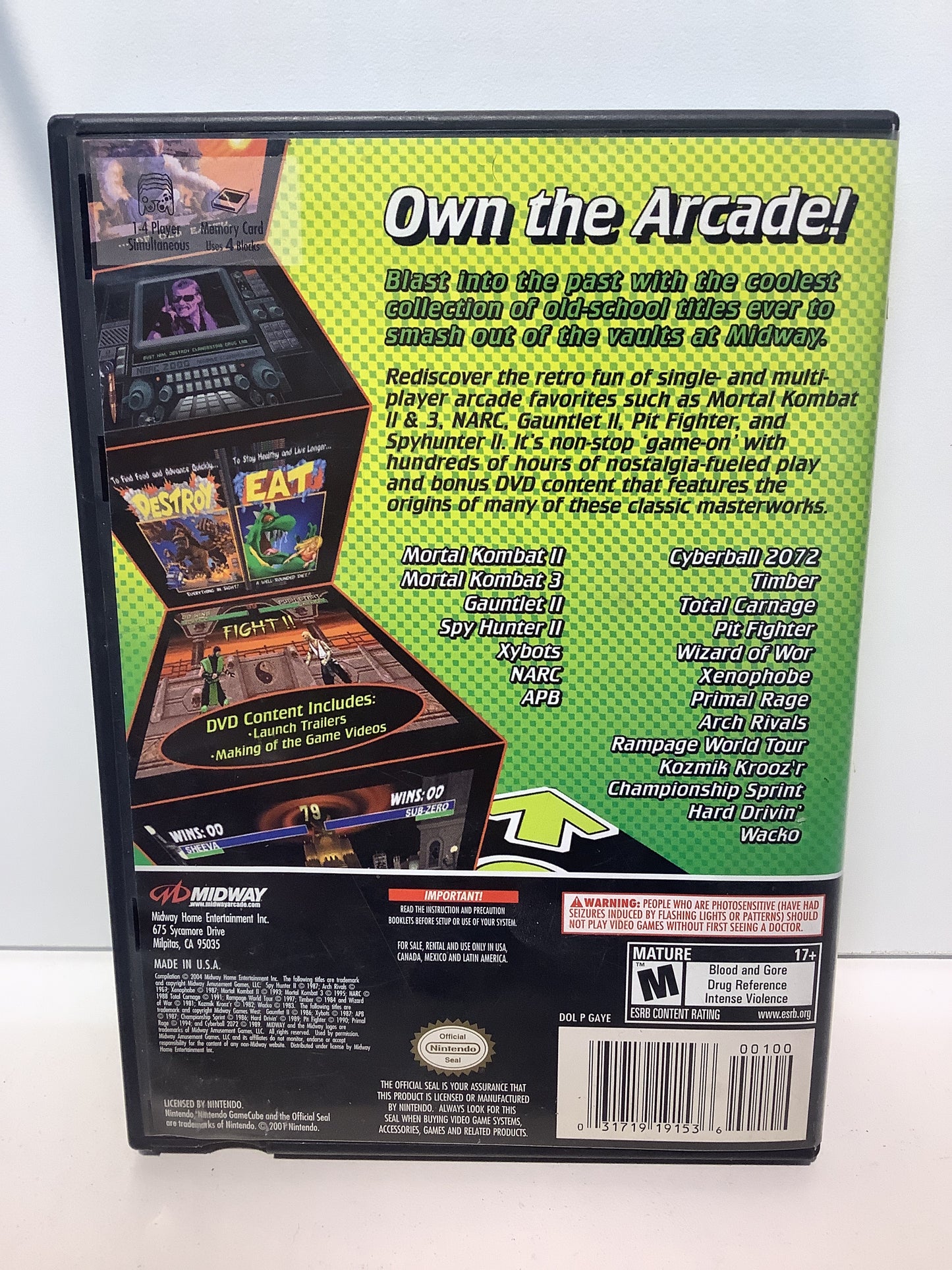 Midway Arcade Treasures 2 - Gamecube