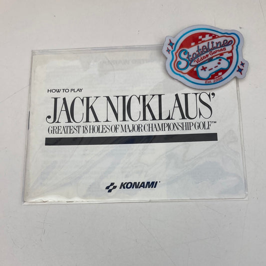 Jack Nicklaus Golf - NES