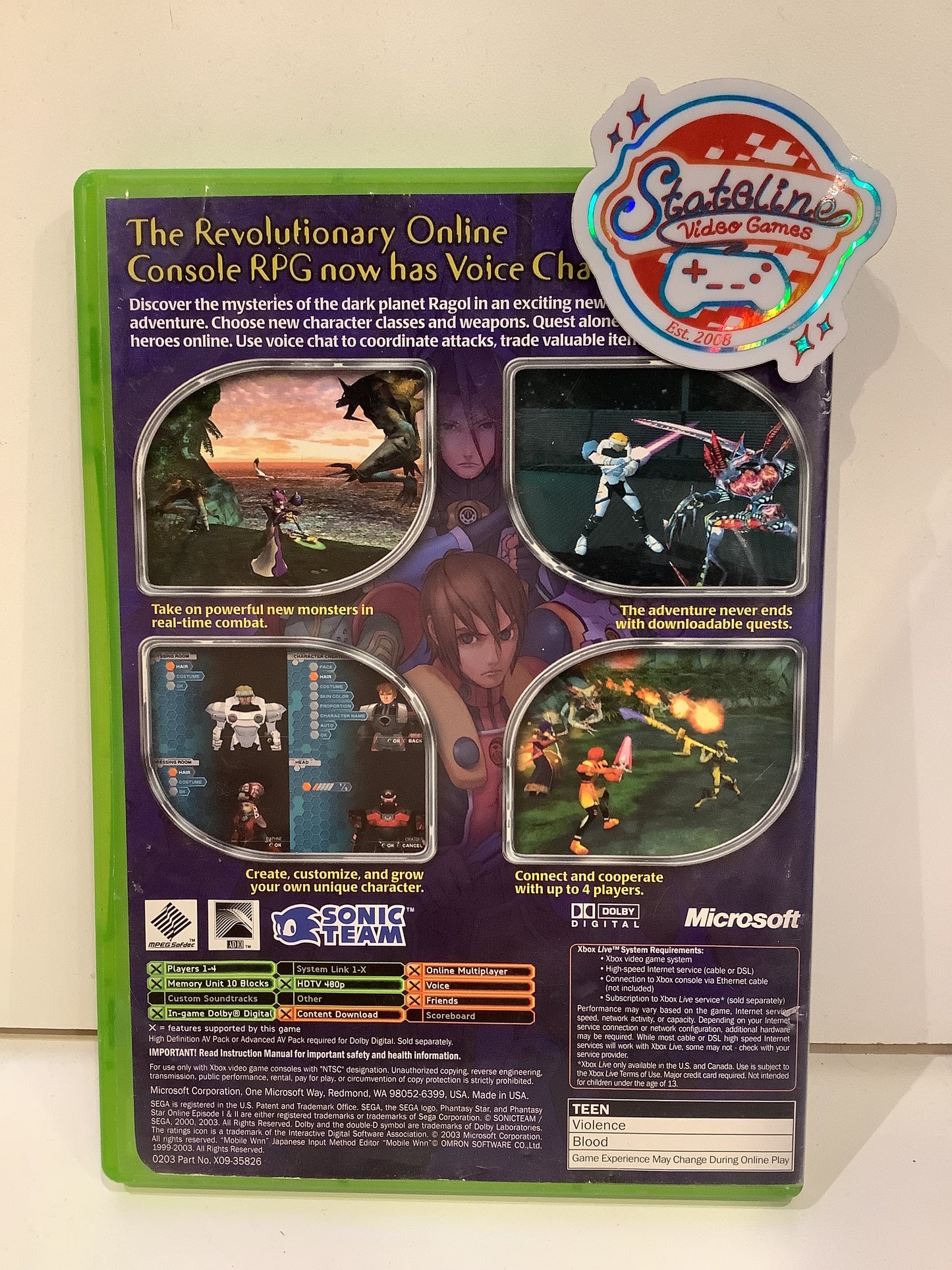 Phantasy Star Online Episode I & II - Xbox