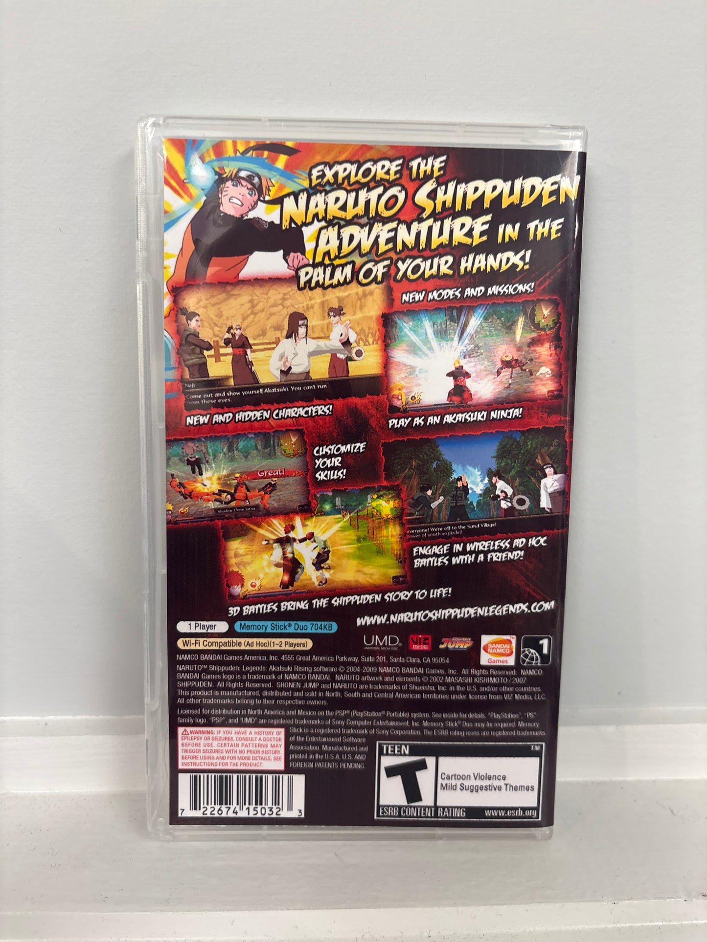 Naruto Shippuden Legends: Akatsuki Rising - PSP