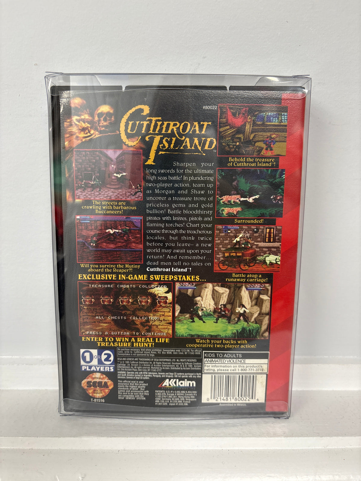 Cutthroat Island - Sega Genesis