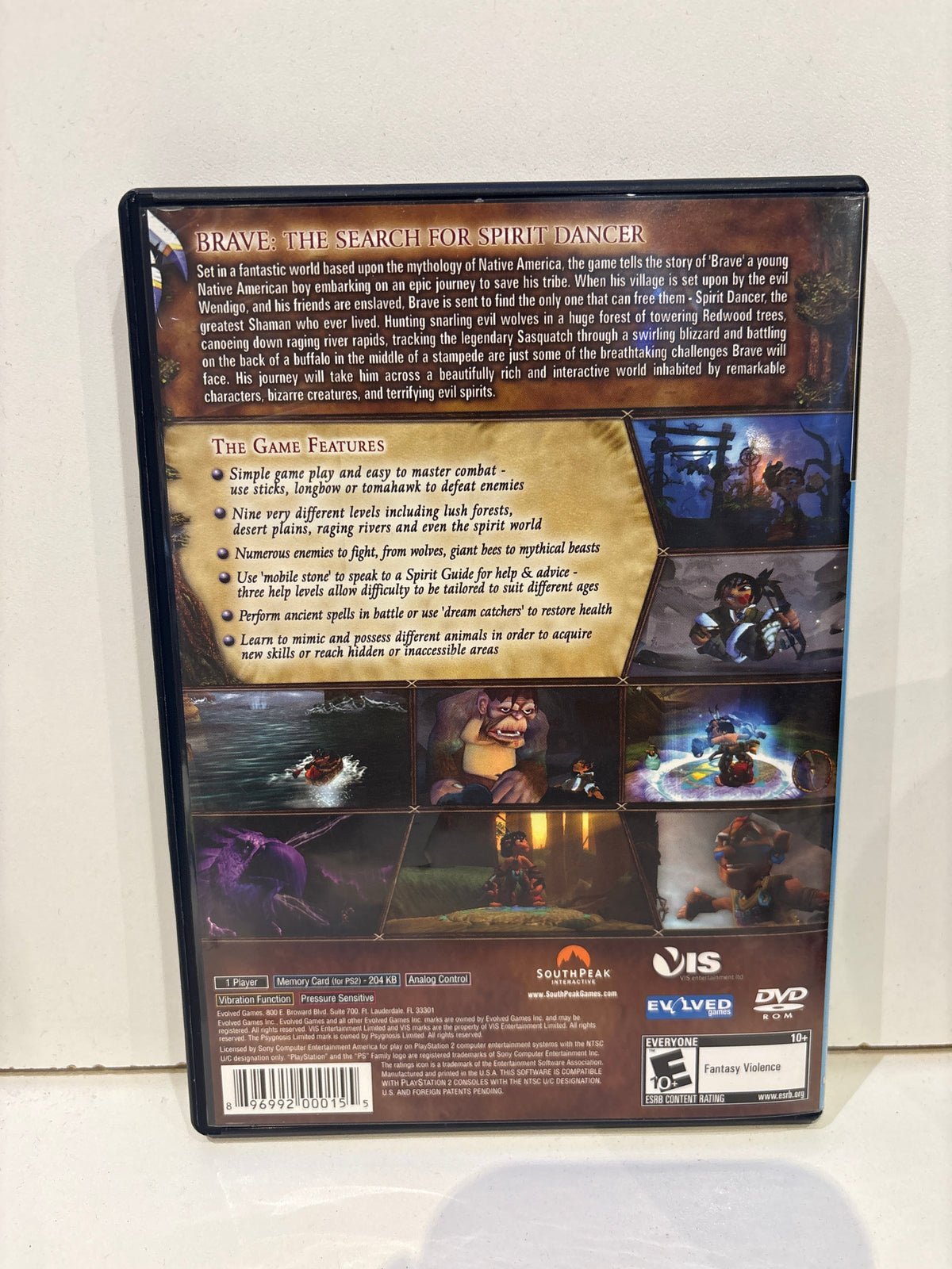 Brave The Search for Spirit Dancer - Playstation 2